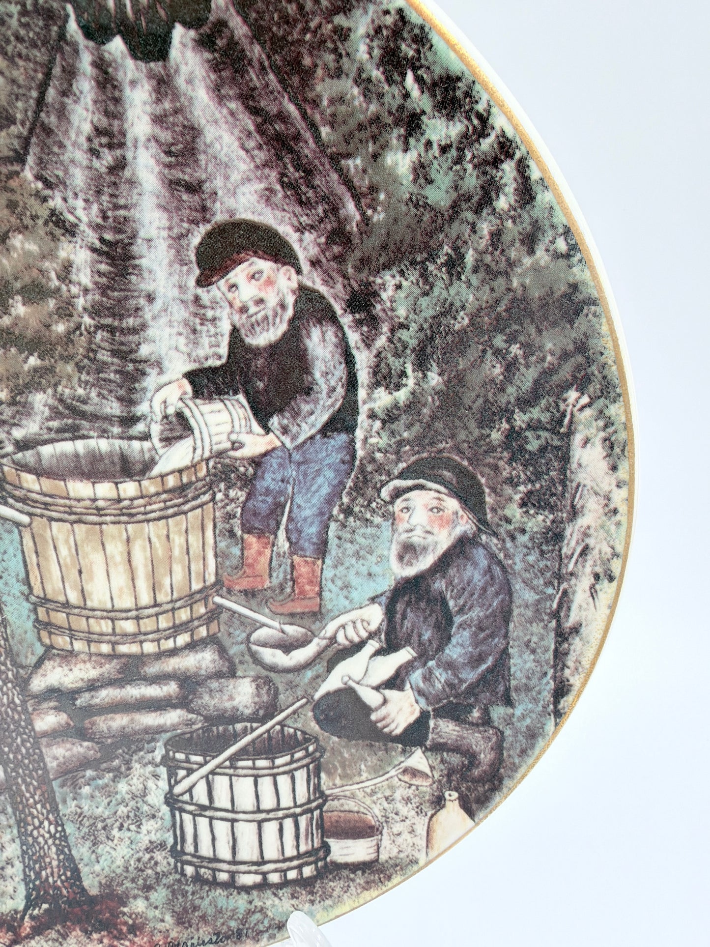Arabia Finland 1984 Andreas Alariesto Lapland Wall Plate – Limited Edition 7000