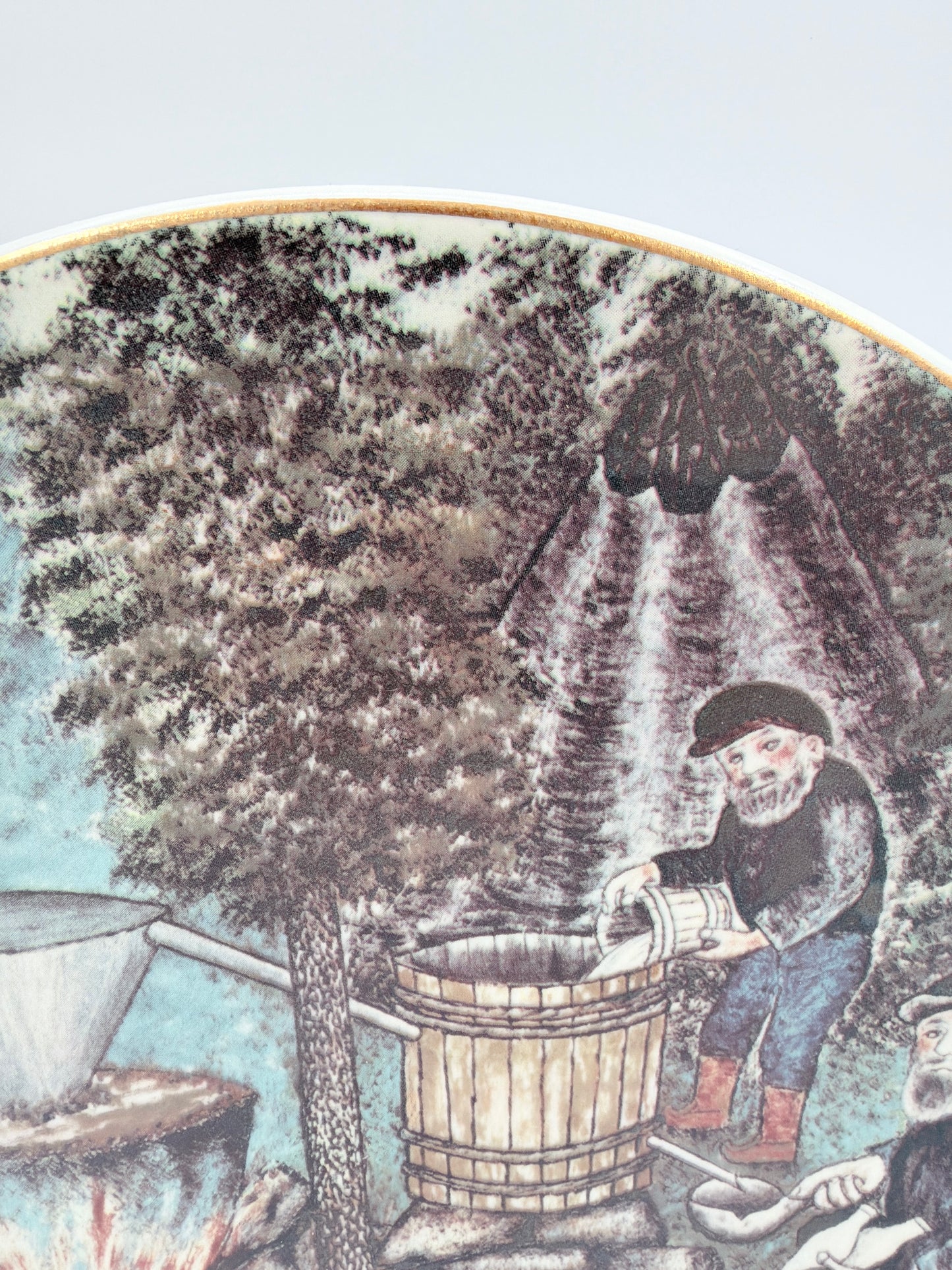 Arabia Finland 1984 Andreas Alariesto Lapland Wall Plate – Limited Edition 7000