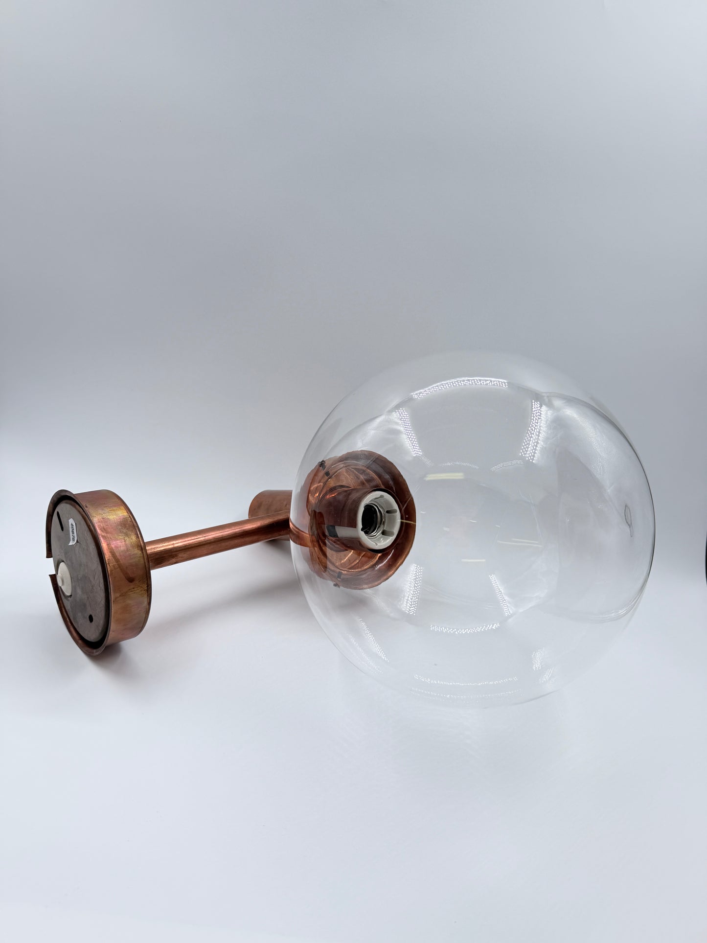 Lisa Johansson-Pape Wall Lamps Model 140-015 for Orno – Copper & Glass