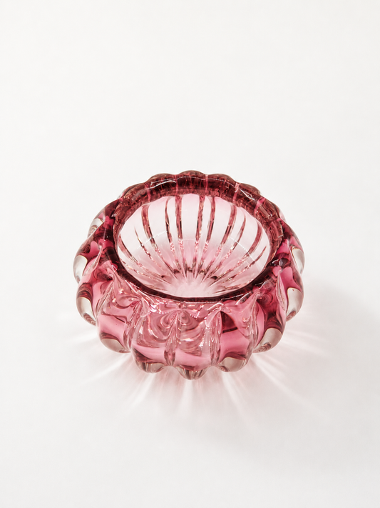 Armando Jacobino Art Glass Bowl – Vintage Italian Decorative Glass