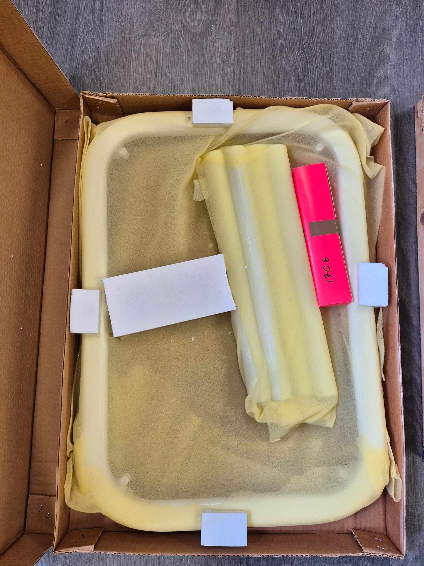 Vintage Side Table by Messin Oy – Finnish Design, Circa 1970s, Unused, Original Packaging