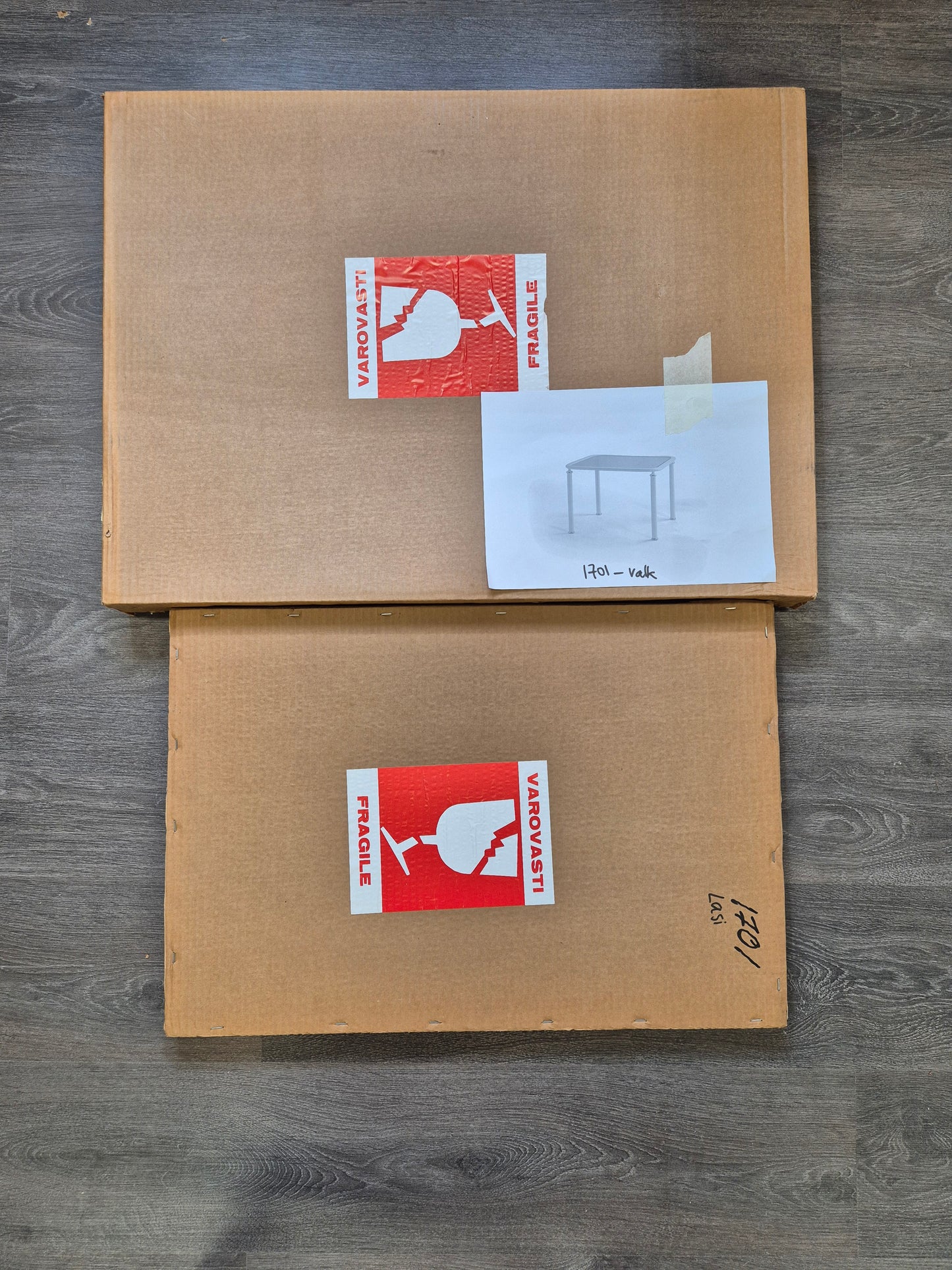 Vintage Side Table by Messin Oy – Finnish Design, Circa 1970s, Unused, Original Packaging