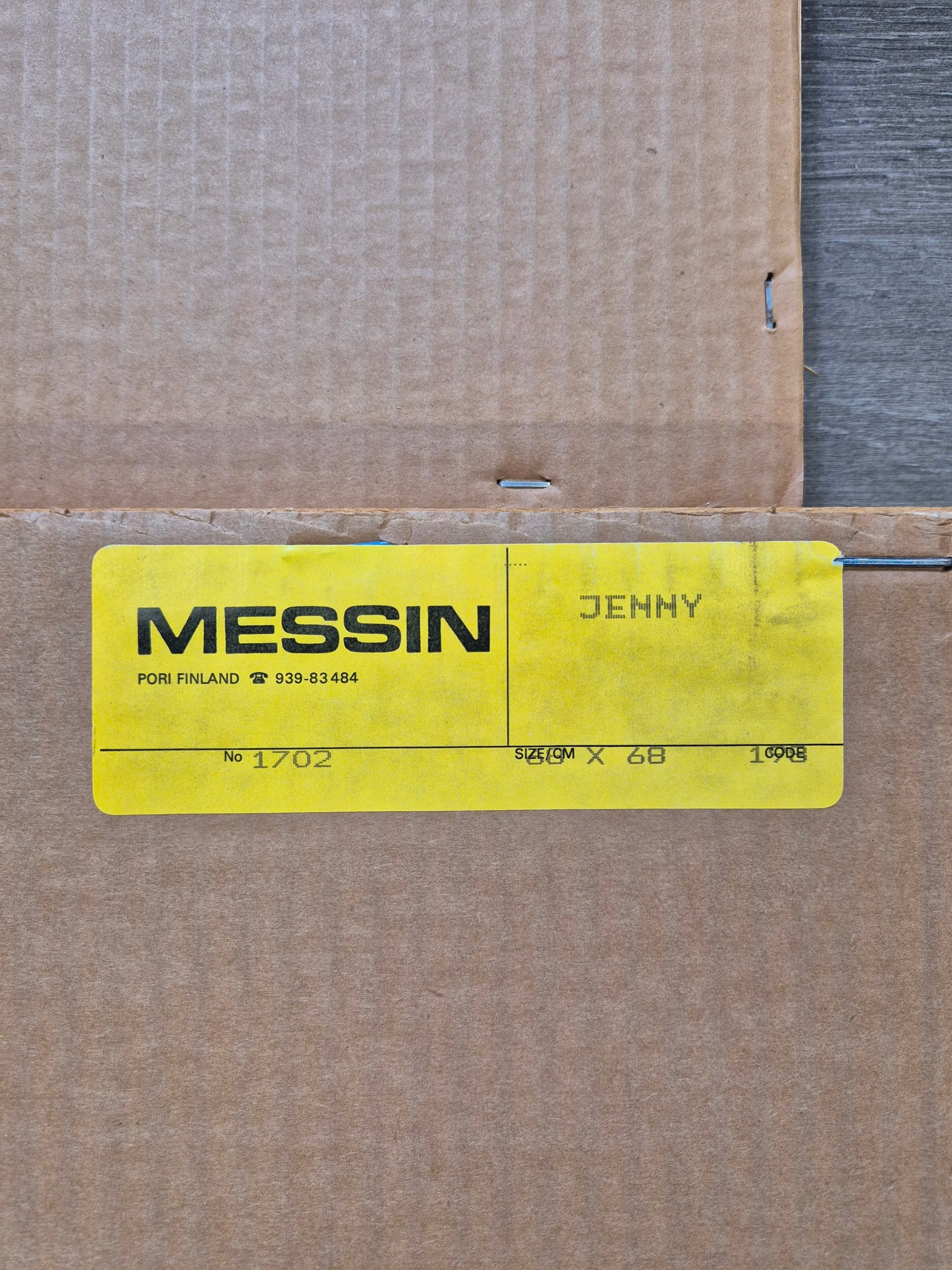 Vintage Side Table by Messin Oy – Finnish Design, Unused, Original Packaging