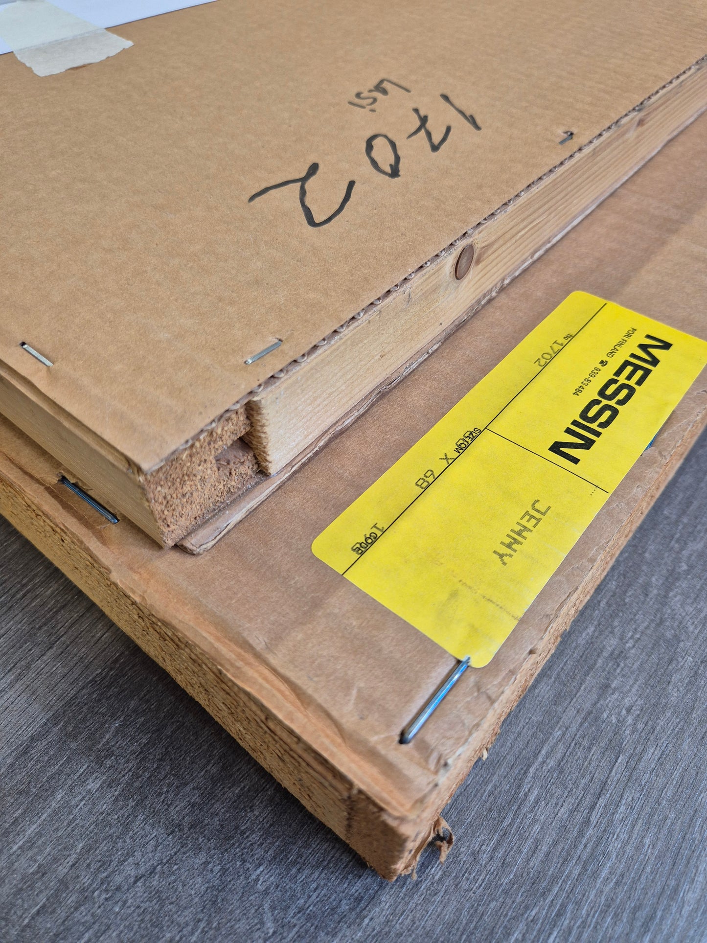 Vintage Side Table by Messin Oy – Finnish Design, Unused, Original Packaging