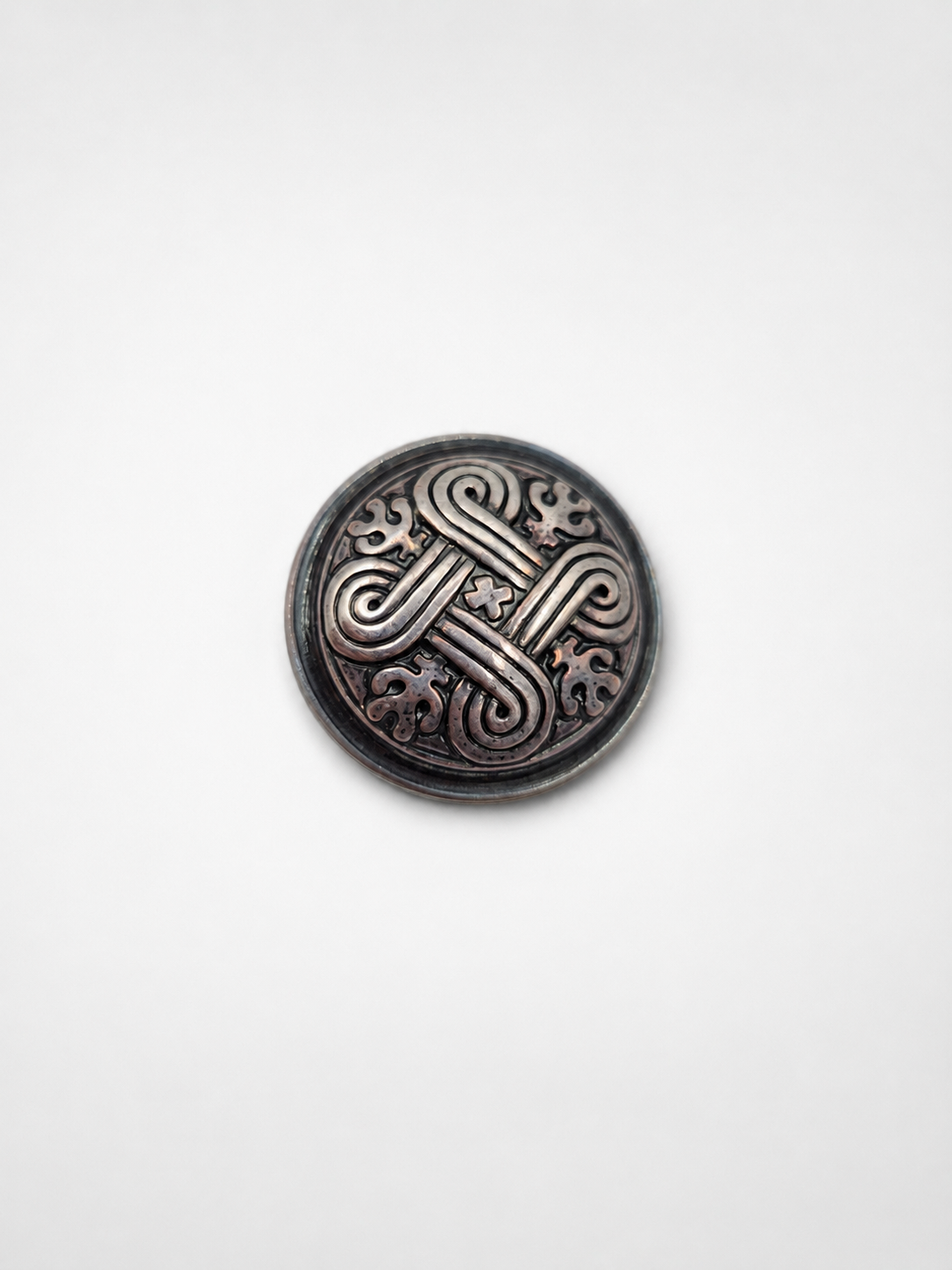 Kalevala Koru Hannunvaakuna Sterling Silver Brooch – Vintage Finnish 925 Silver Pin with Original Box