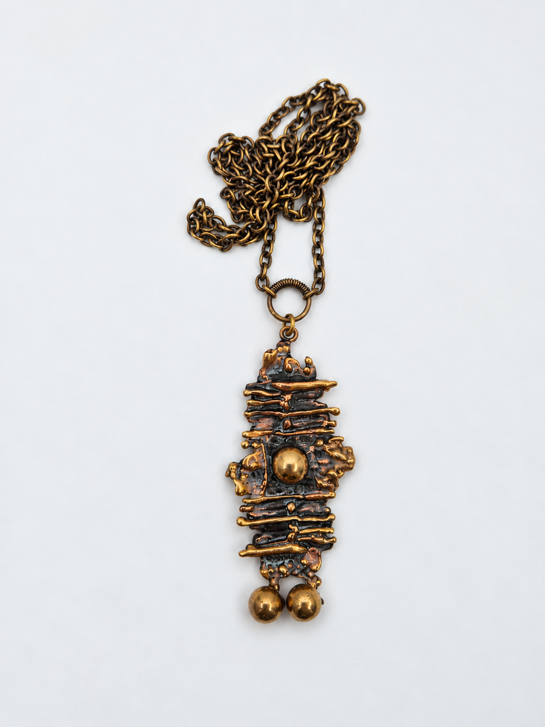 Pentti Sarpaneva Kaarna Pendant Necklace, Brutalist Jewellery