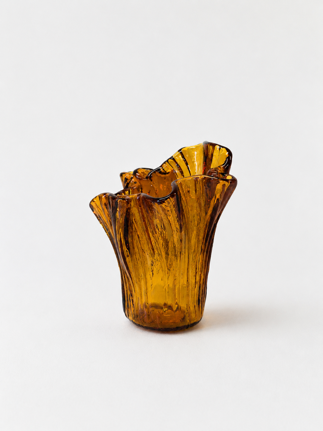 Retro Muurla Glass Vase – Finnish Vintage Design