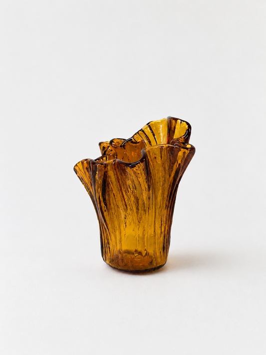 Retro Muurla Glass Vase – Finnish Vintage Design