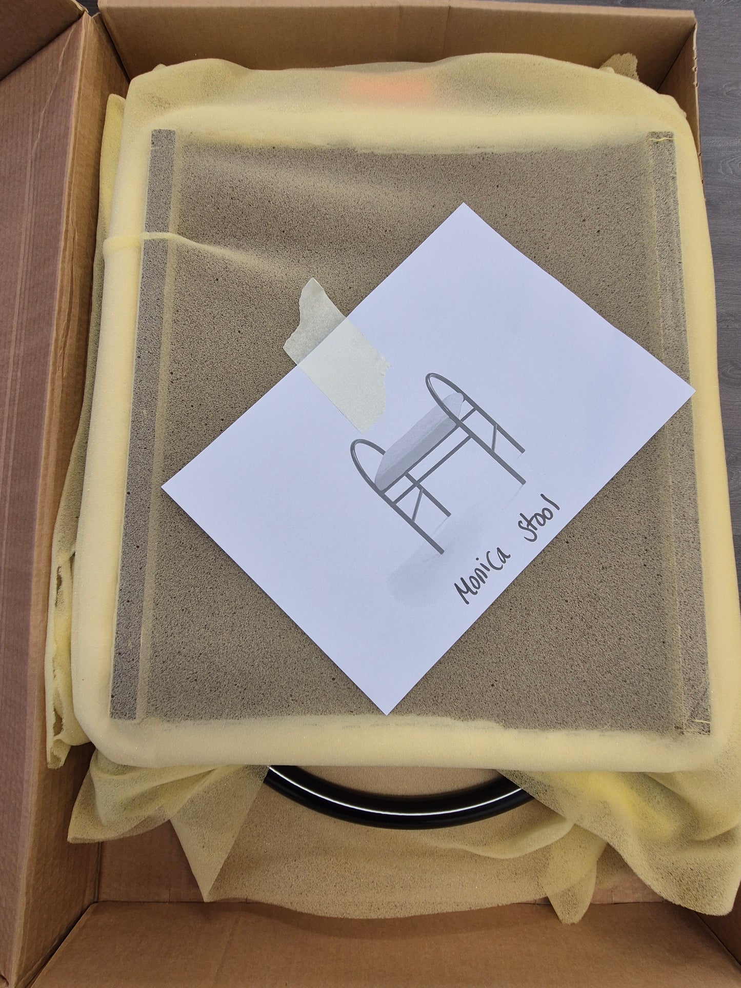 Vintage Monica Stool – Finnish Mid-Century Design by Messin Oy