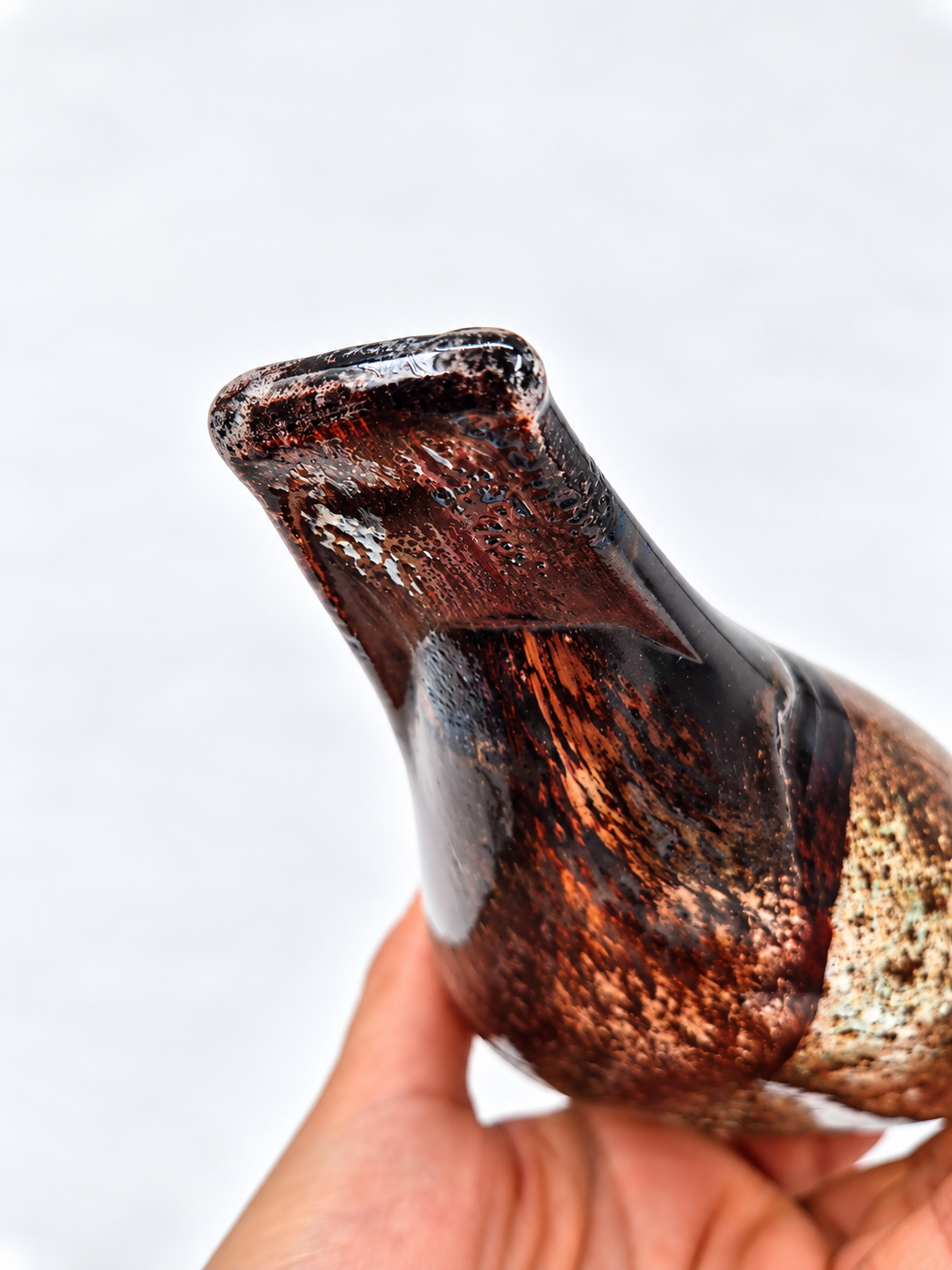 Signed Oiva Toikka Haahkatar Glass Bird, Nuutajärvi Finland