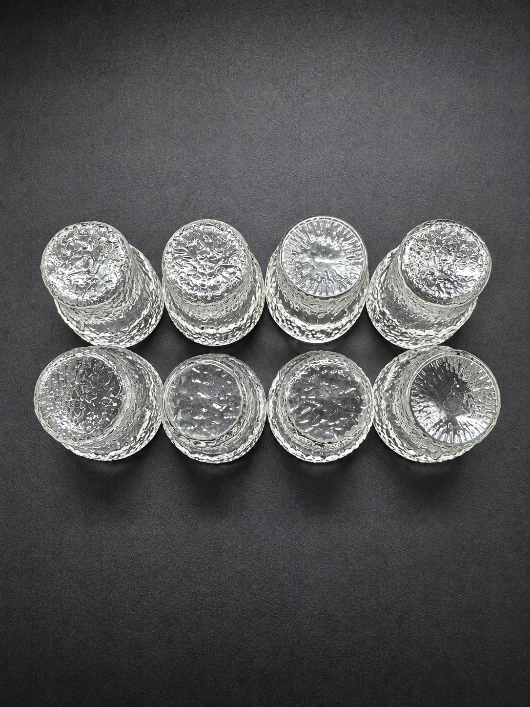 Iittala Paadar Snaps Glasses Set of 8 by Tapio Wirkkala – Vintage Finnish Glassware, 1970s