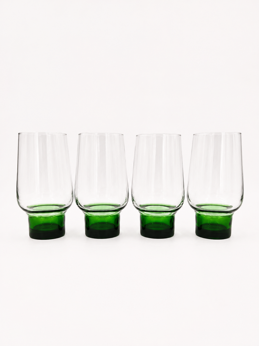 Set of 4 Vintage France Drinking Glasses