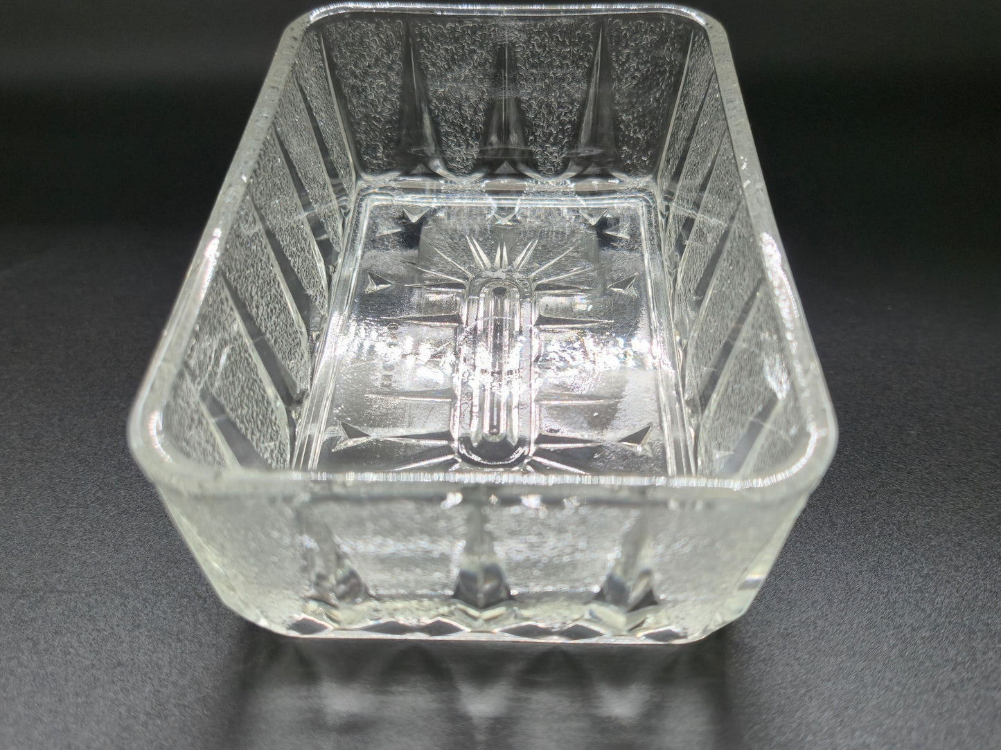 1950 Vintage English Butter Dish with Lid