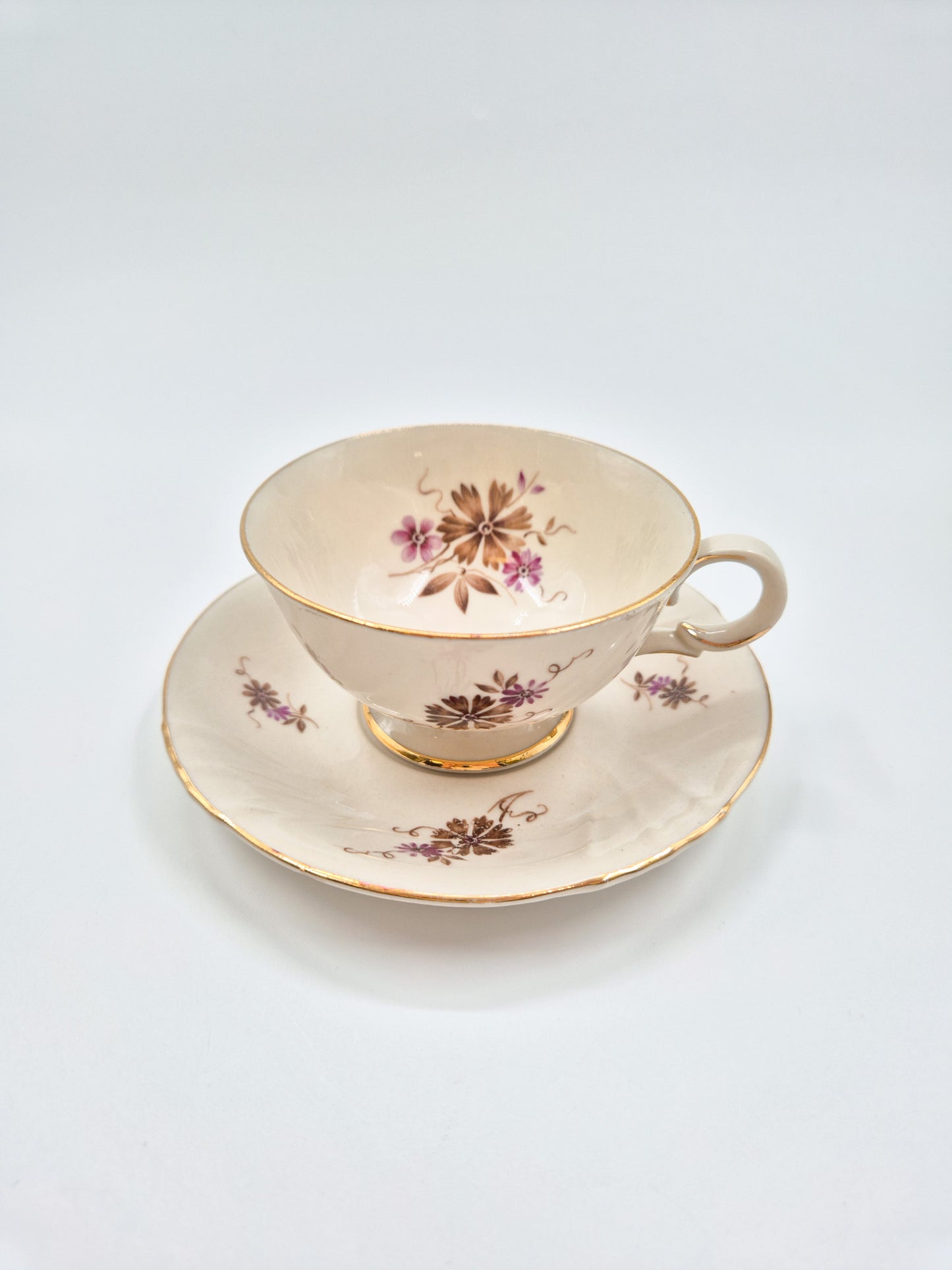 Set of 6 Arabia Raili Coffee Cups and Saucers – Vintage Finnish Porcelain Coffee Set