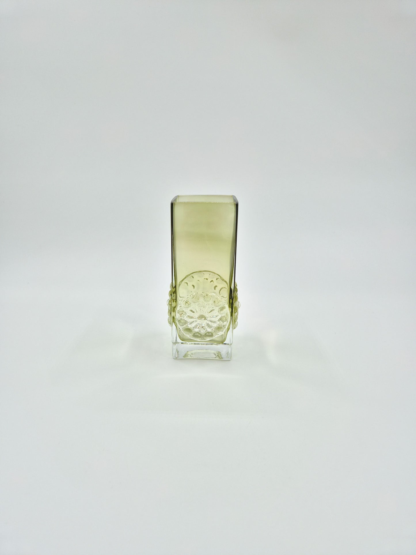 SEA Glasbruk Vase by Rune Strand – Vintage Swedish Art Glass Vase – Mid-Century Scandinavian Glass