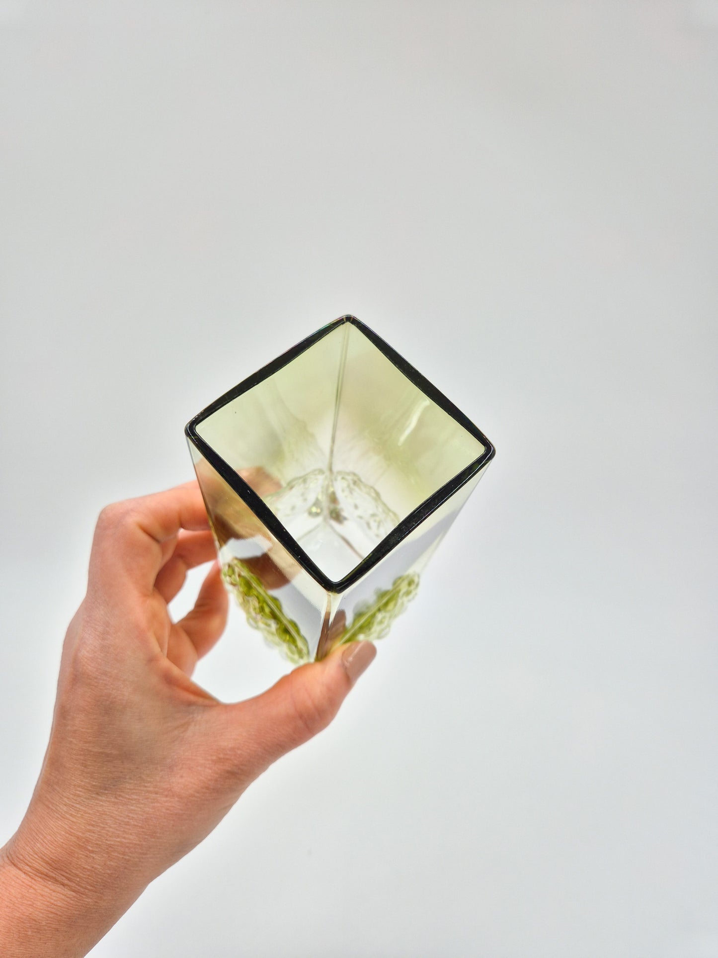 SEA Glasbruk Vase by Rune Strand – Vintage Swedish Art Glass Vase – Mid-Century Scandinavian Glass
