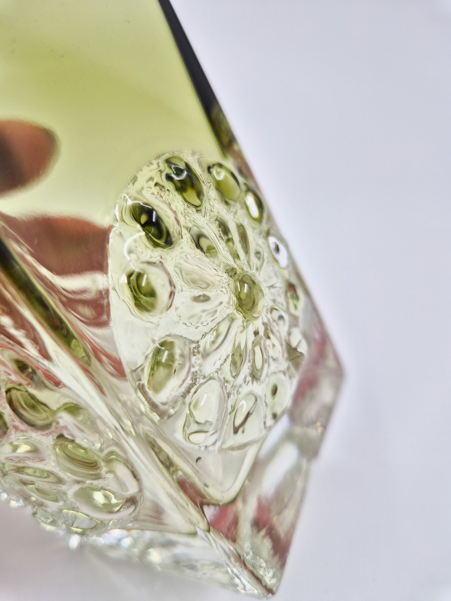 SEA Glasbruk Vase by Rune Strand – Vintage Swedish Art Glass Vase – Mid-Century Scandinavian Glass