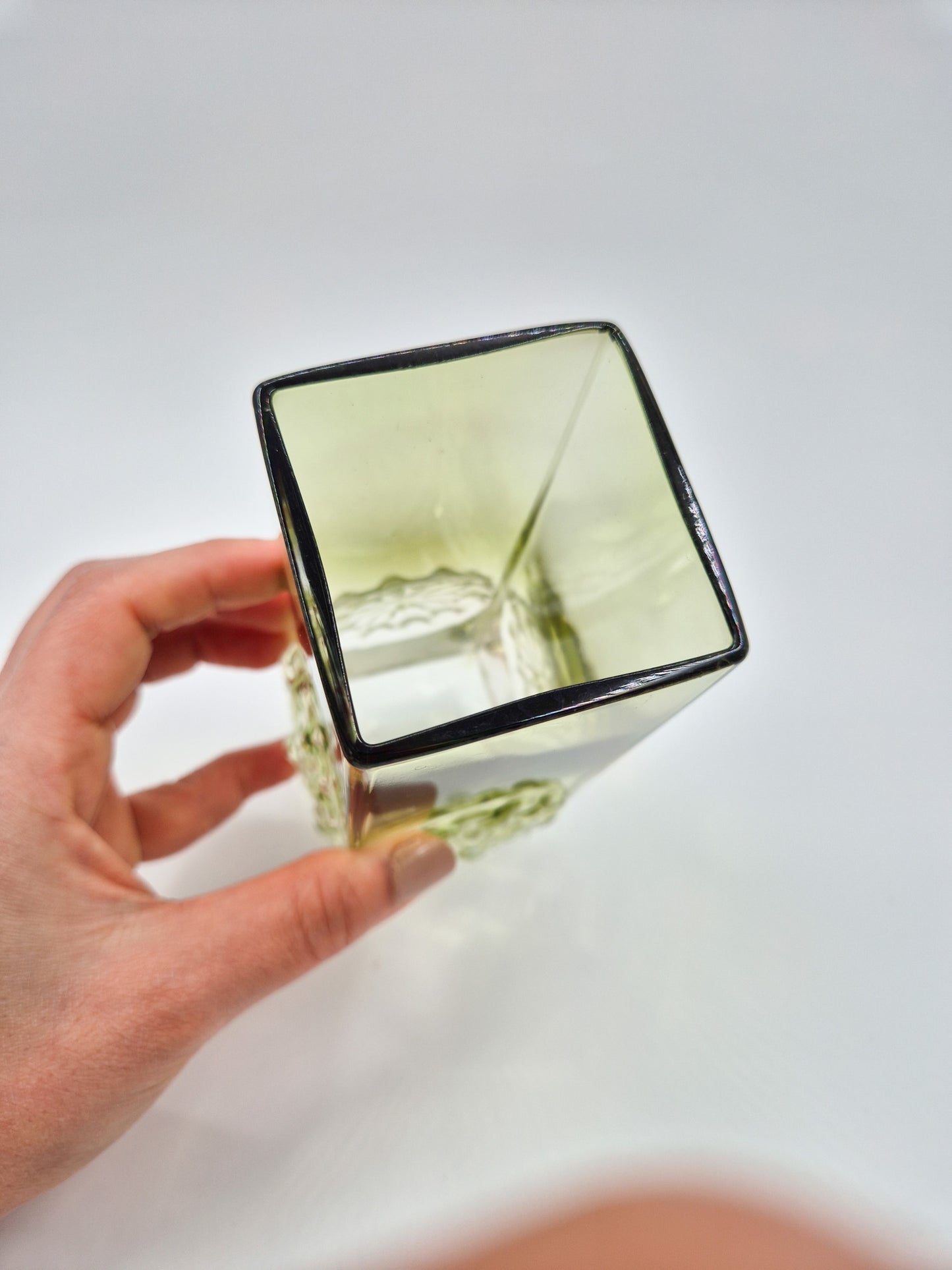 SEA Glasbruk Vase by Rune Strand – Vintage Swedish Art Glass Vase – Mid-Century Scandinavian Glass