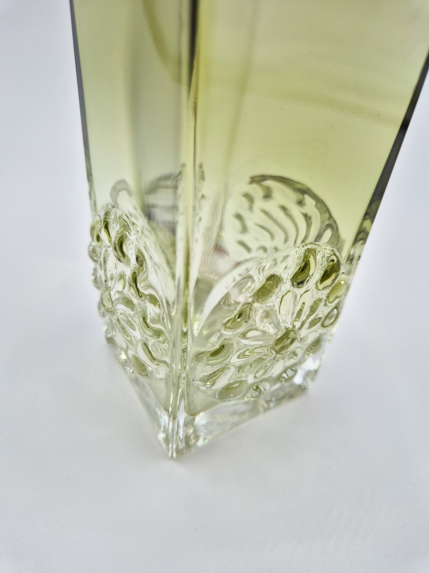SEA Glasbruk Vase by Rune Strand – Vintage Swedish Art Glass Vase – Mid-Century Scandinavian Glass