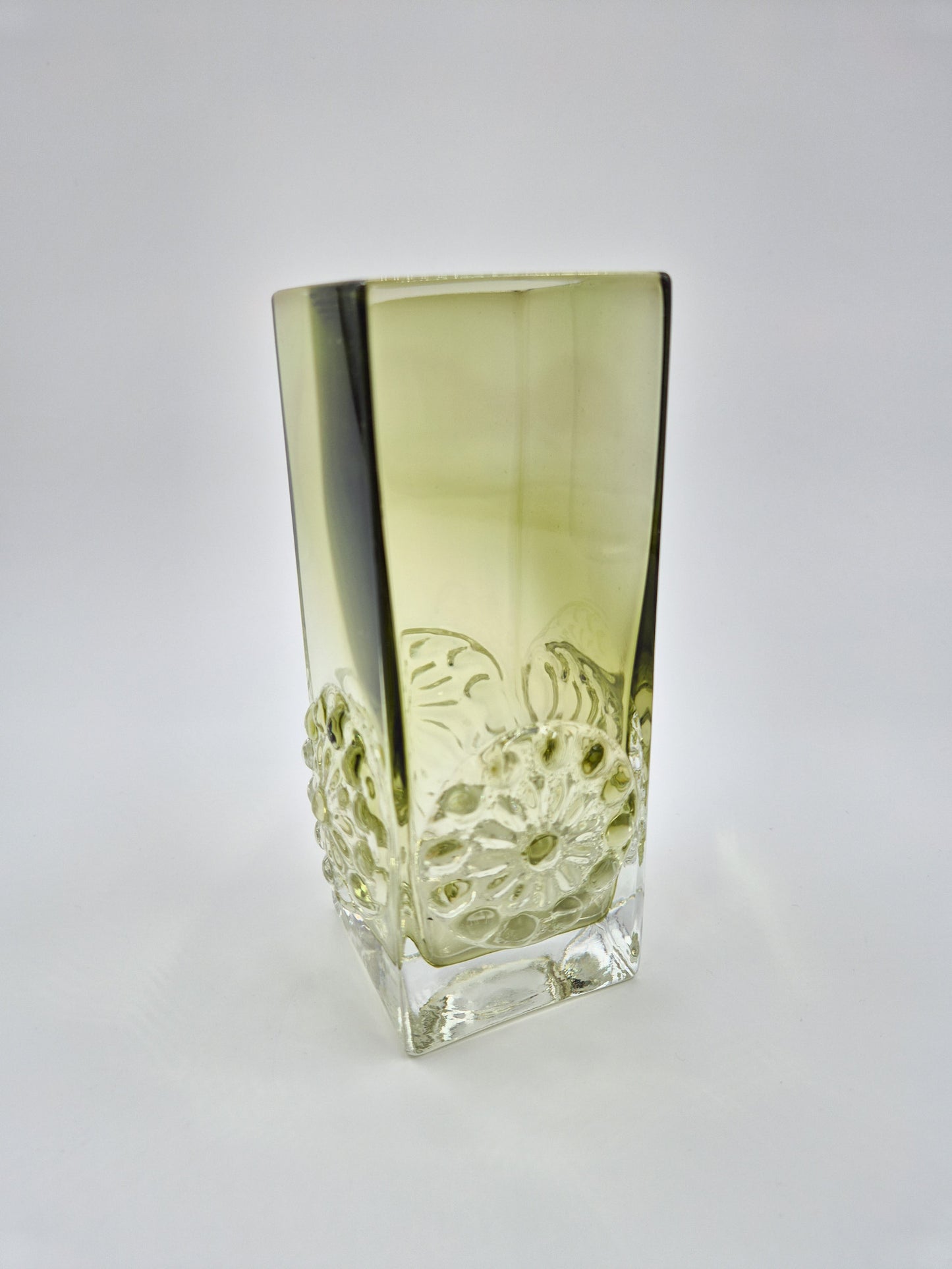 SEA Glasbruk Vase by Rune Strand – Vintage Swedish Art Glass Vase – Mid-Century Scandinavian Glass