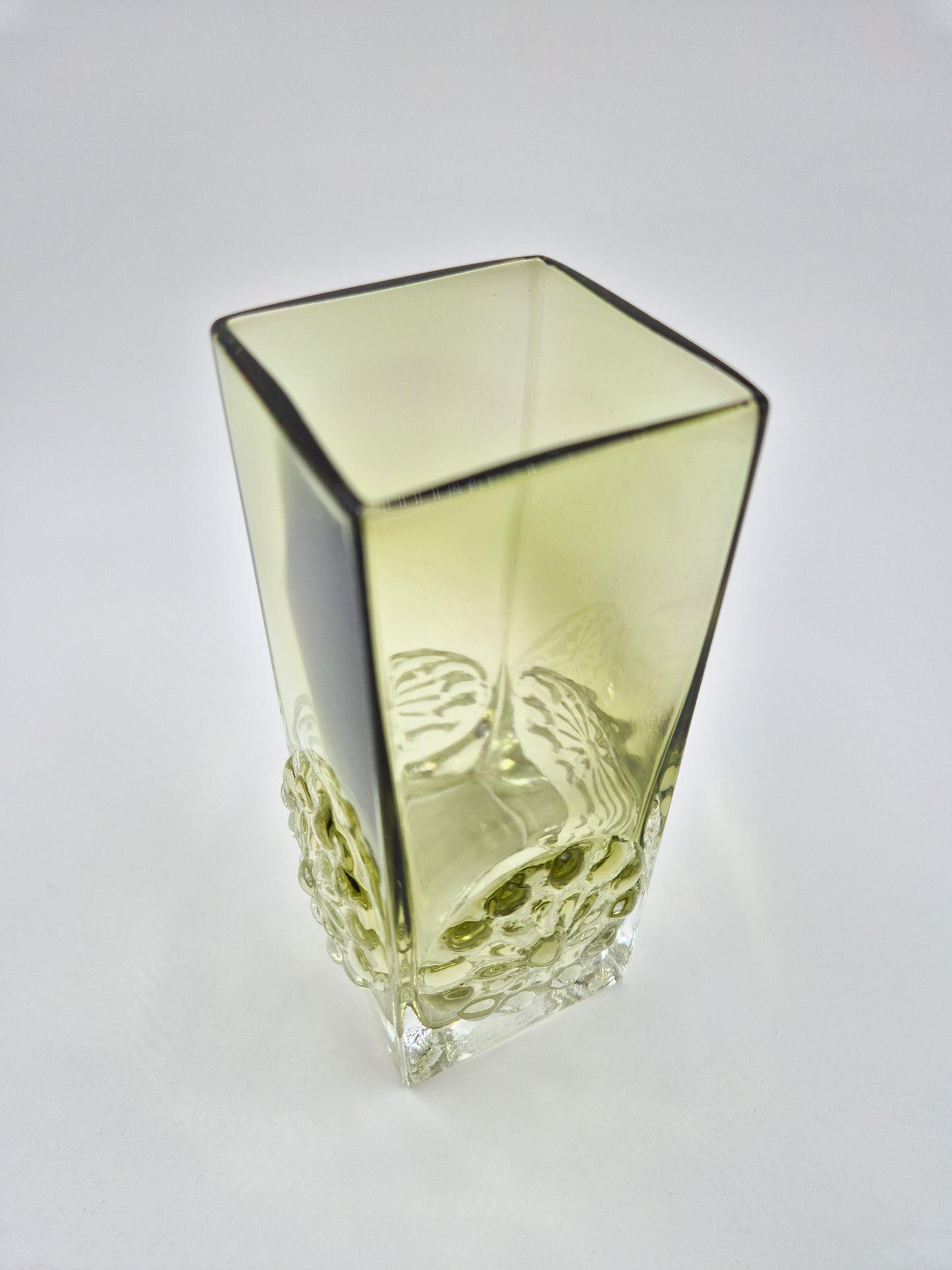 SEA Glasbruk Vase by Rune Strand – Vintage Swedish Art Glass Vase – Mid-Century Scandinavian Glass