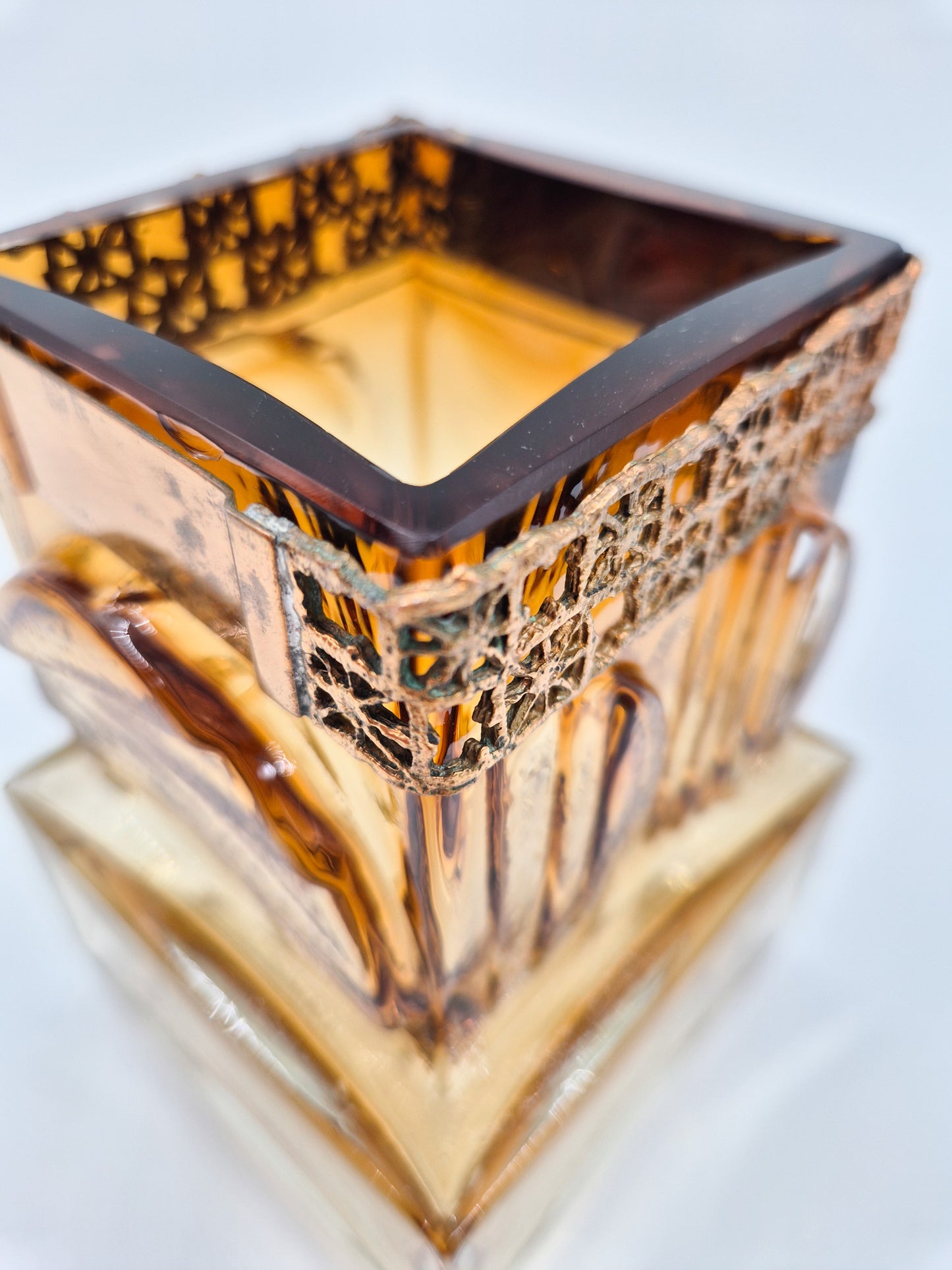 Kumela Pitsi Vase by Pentti Sarpaneva – Signed Vintage Finnish Art Glass