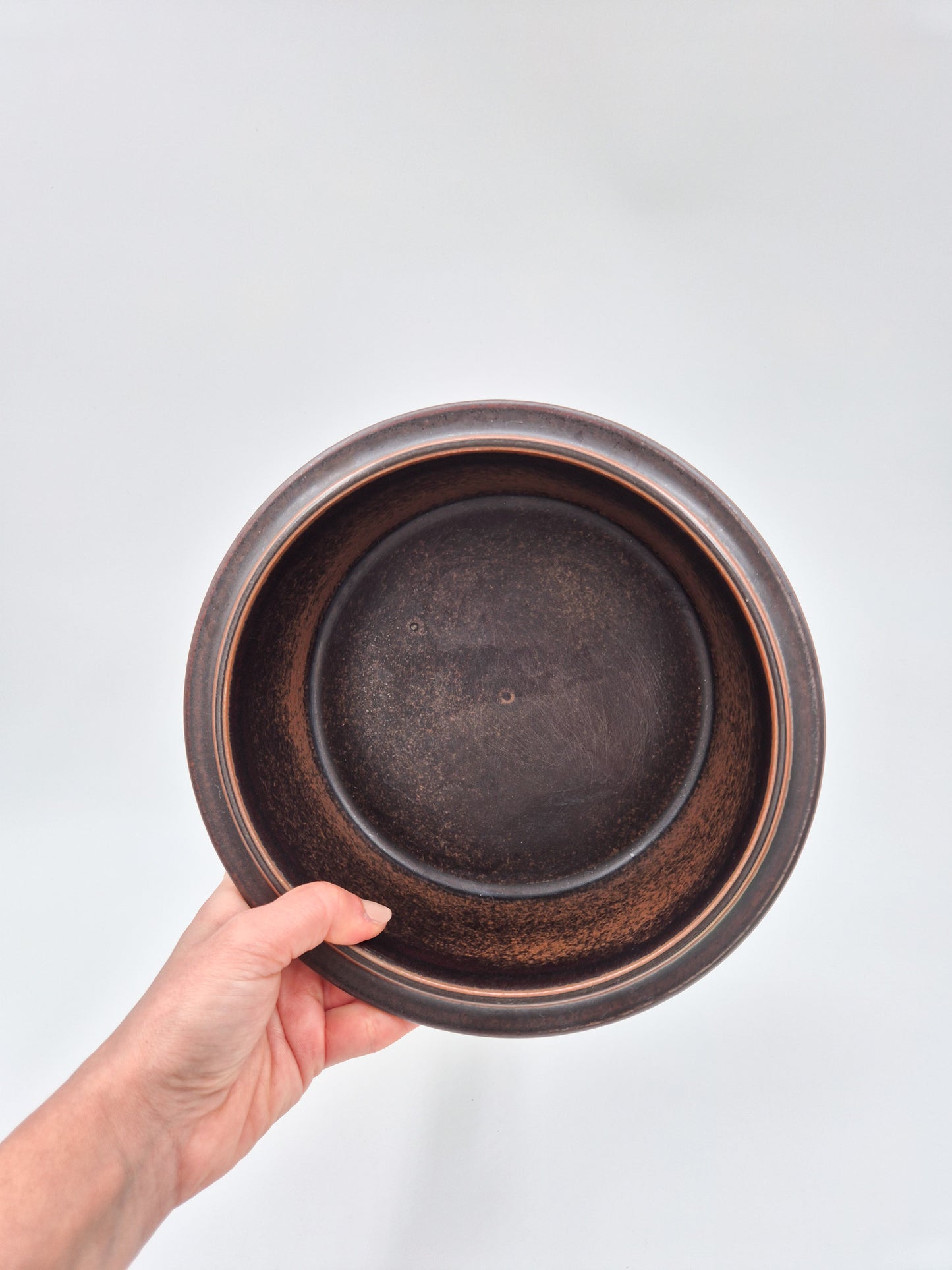 Arabia Ruska Lidded Bowl – Vintage Finnish Stoneware Serving Dish
