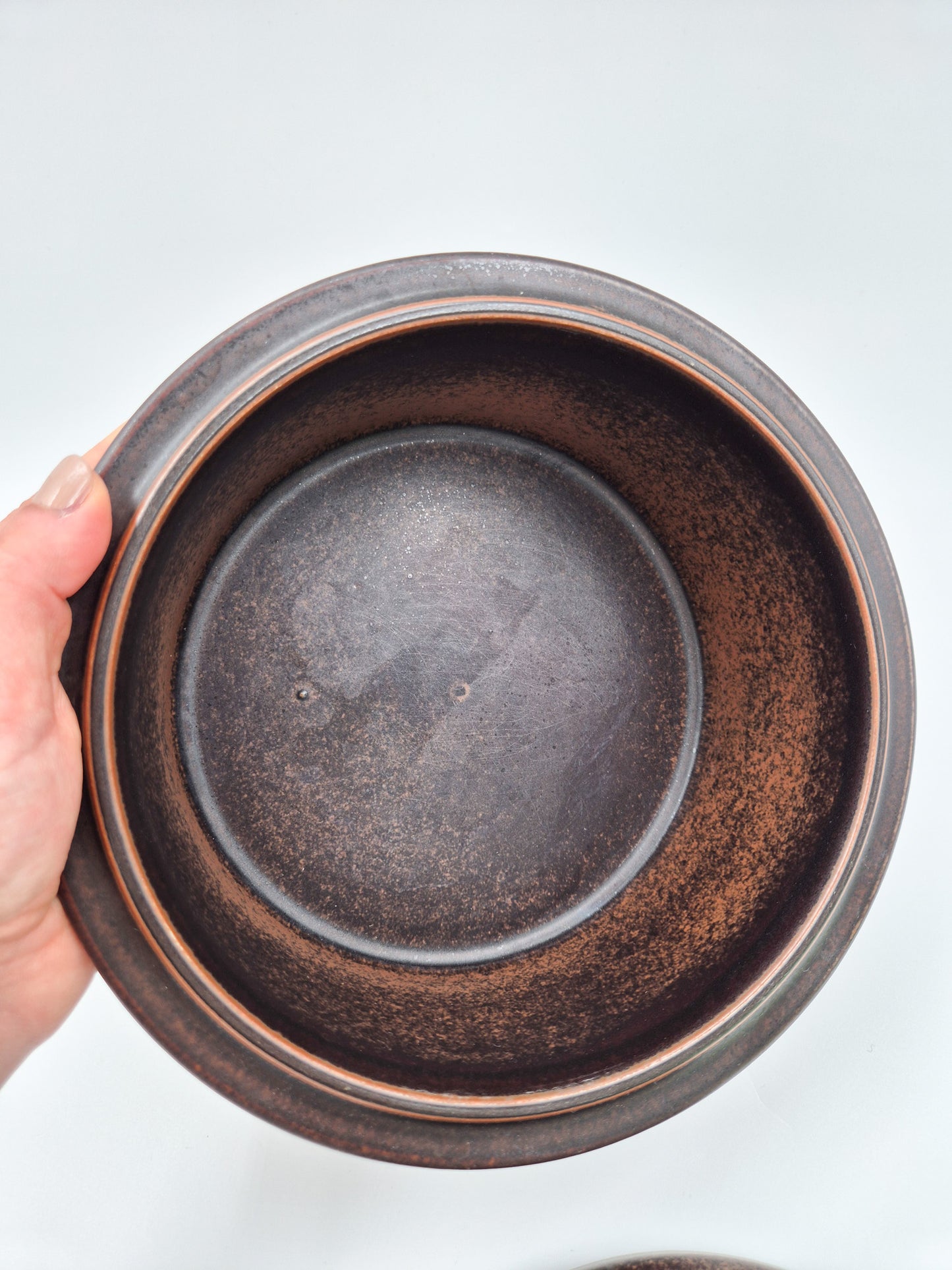Arabia Ruska Lidded Bowl – Vintage Finnish Stoneware Serving Dish