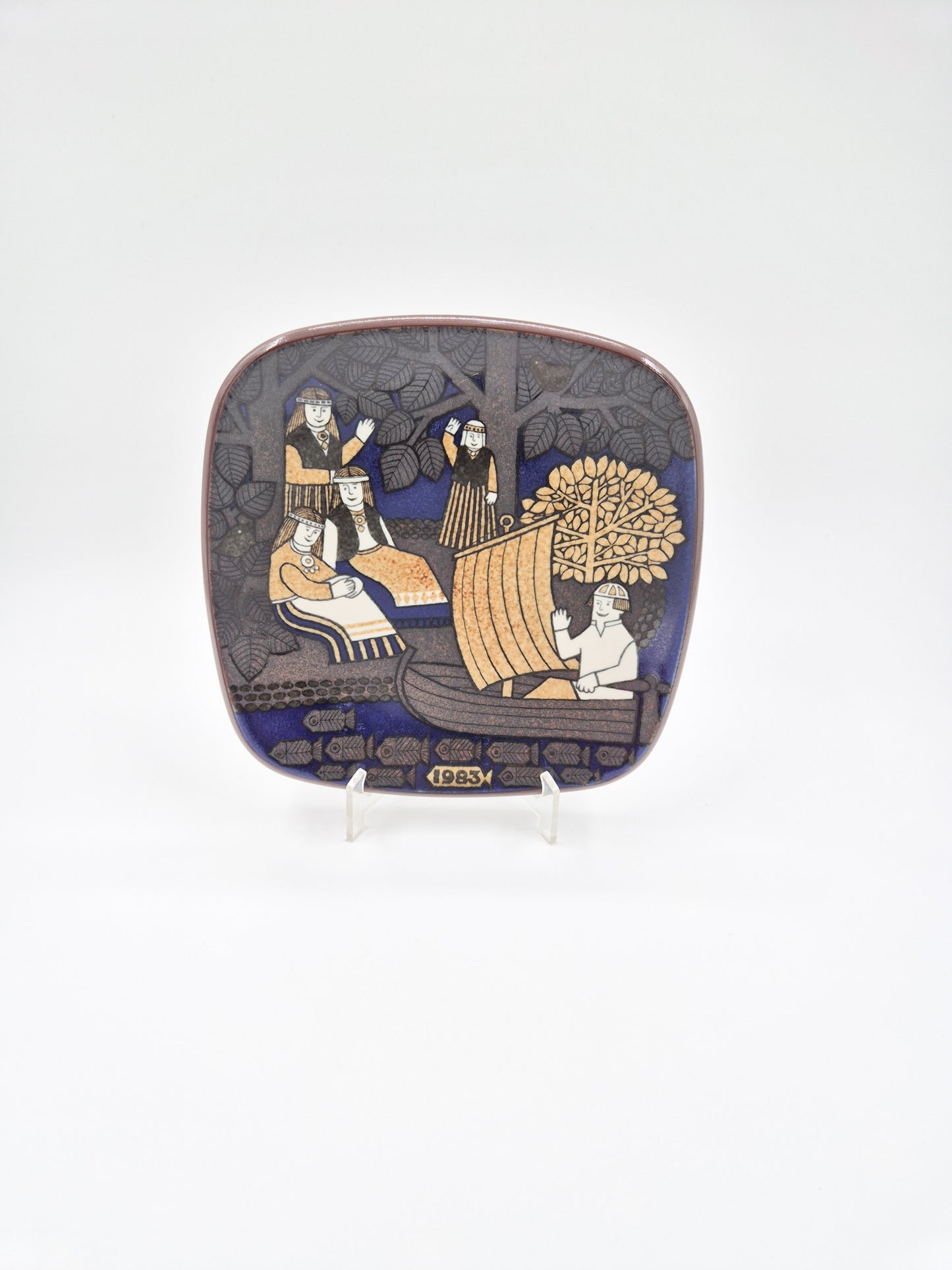 Arabia Kalevala Annual Plate 1983