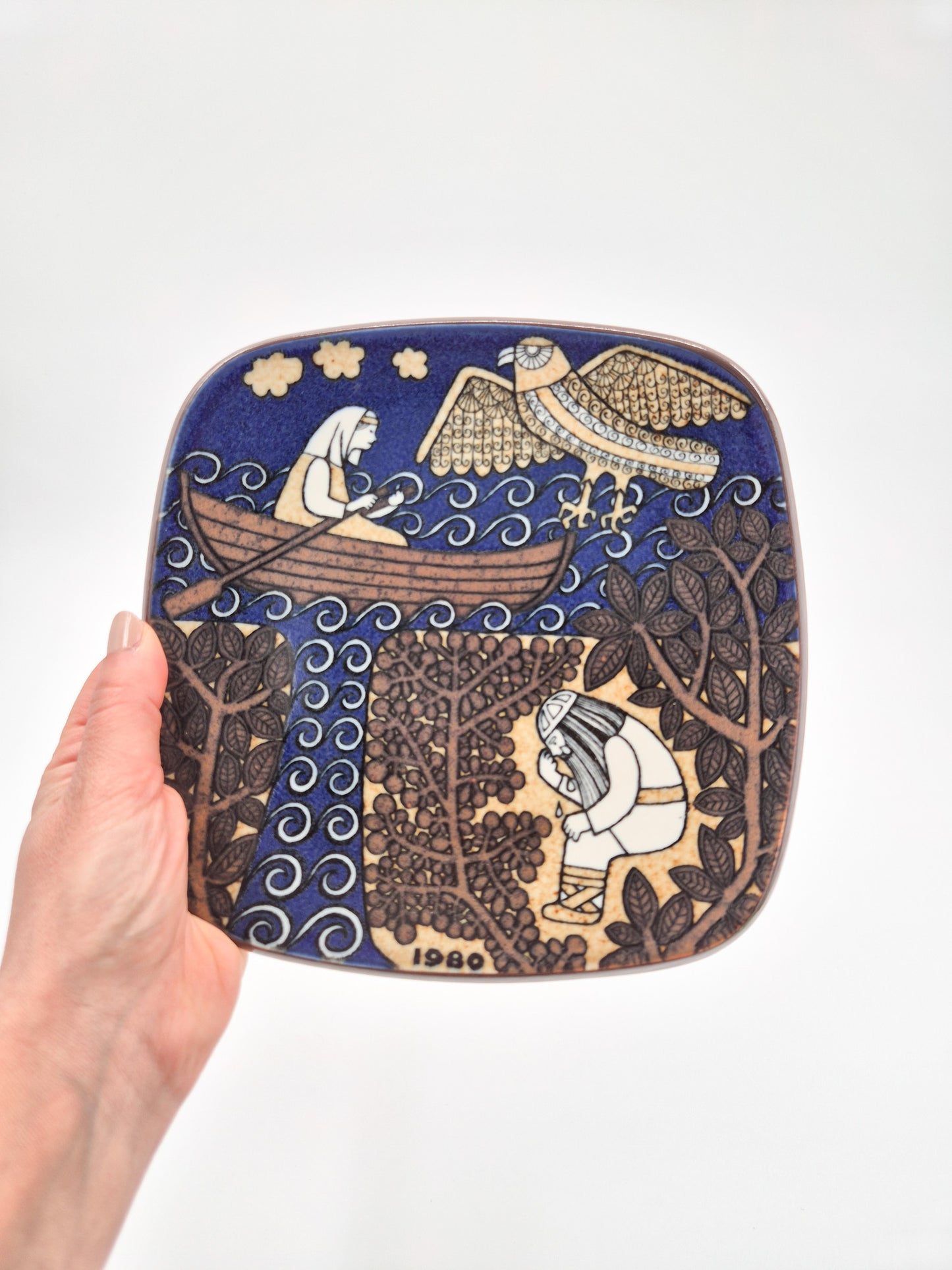 Arabia Kalevala Annual Plate 1980