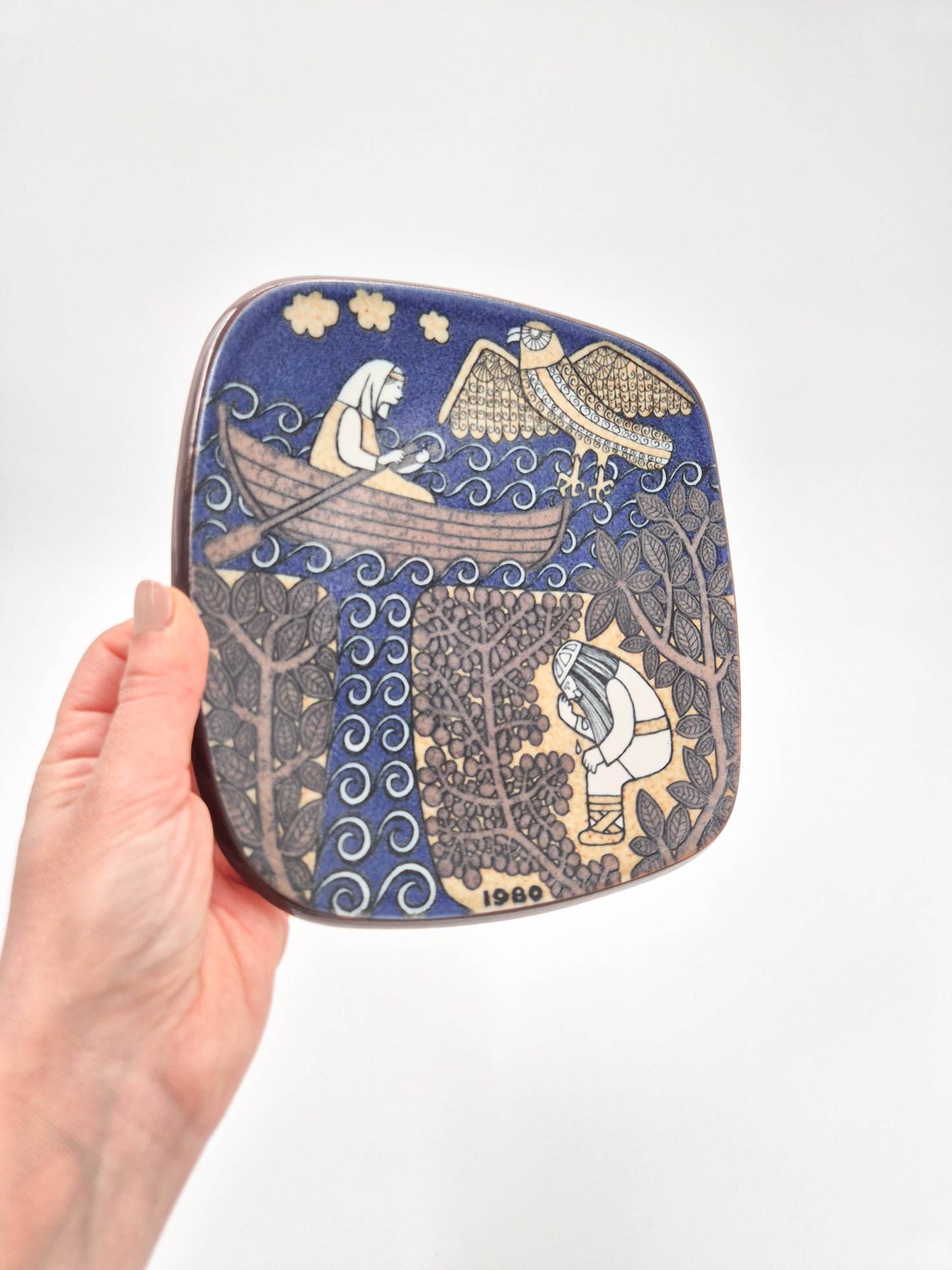 Arabia Kalevala Annual Plate 1980