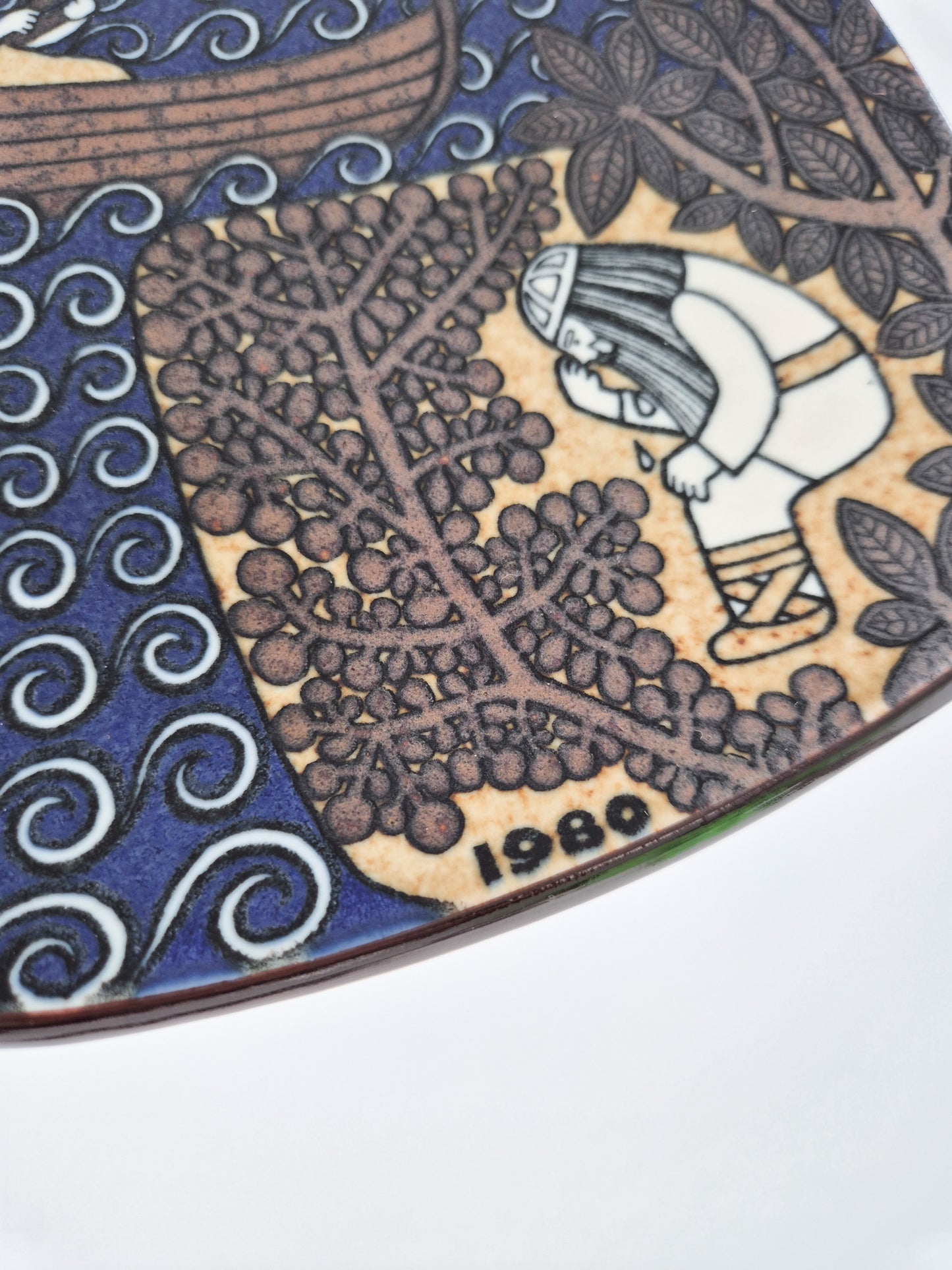 Arabia Kalevala Annual Plate 1980