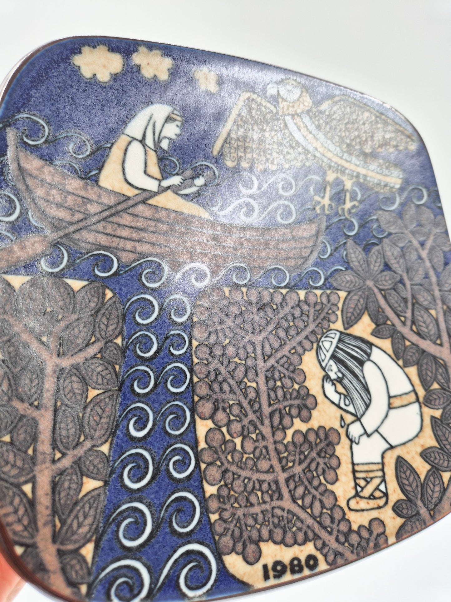 Arabia Kalevala Annual Plate 1980