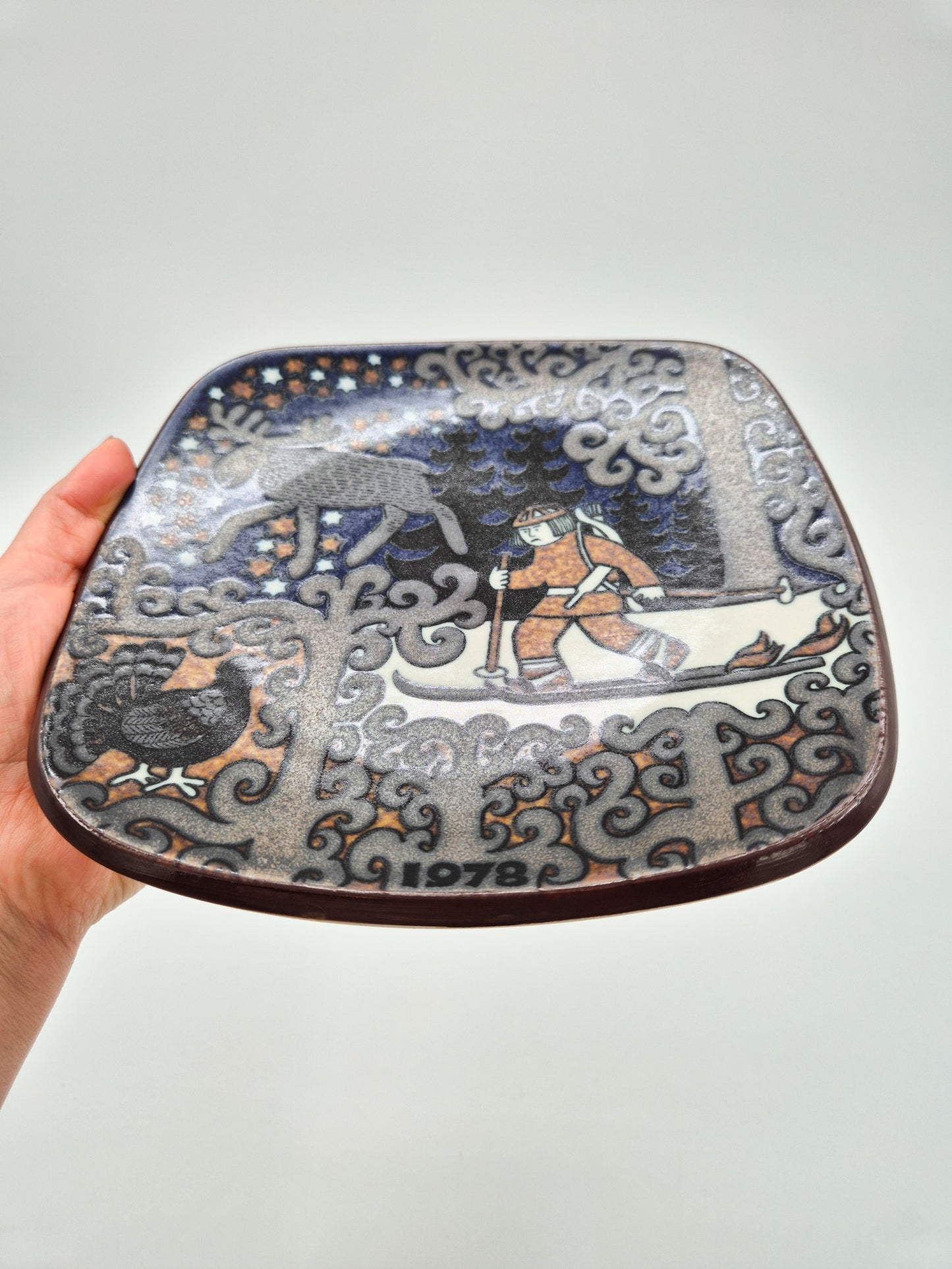 Arabia Kalevala Annual Plate 1978