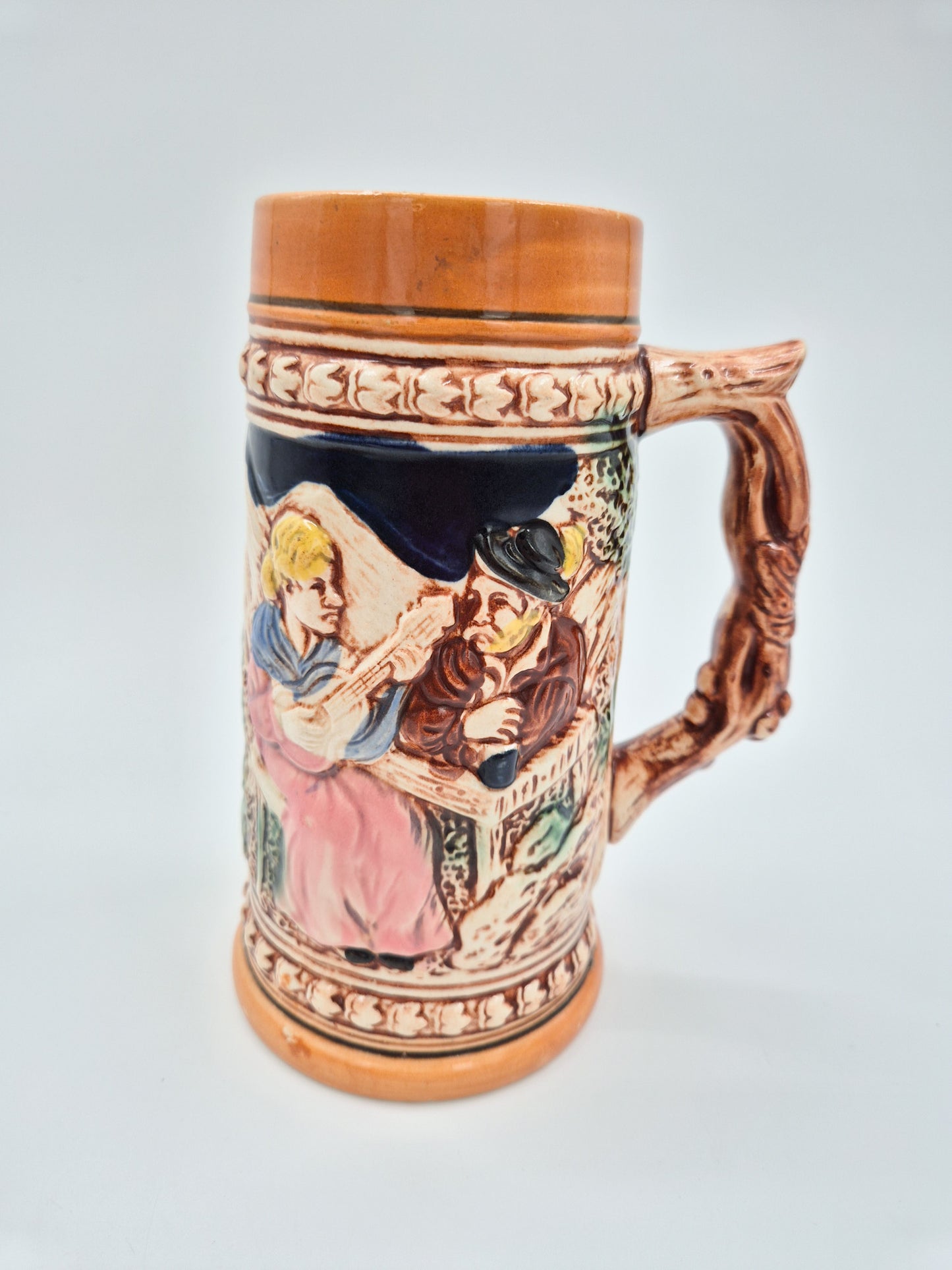 Vintage Pair of Ceramic Beer Steins