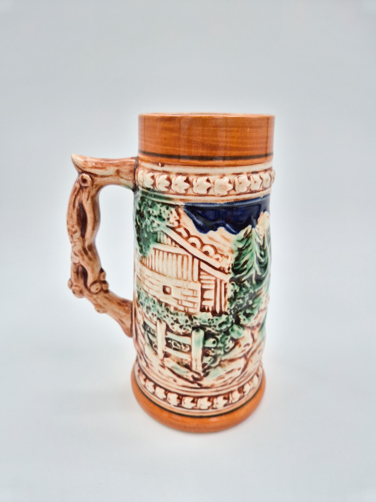 Vintage Pair of Ceramic Beer Steins