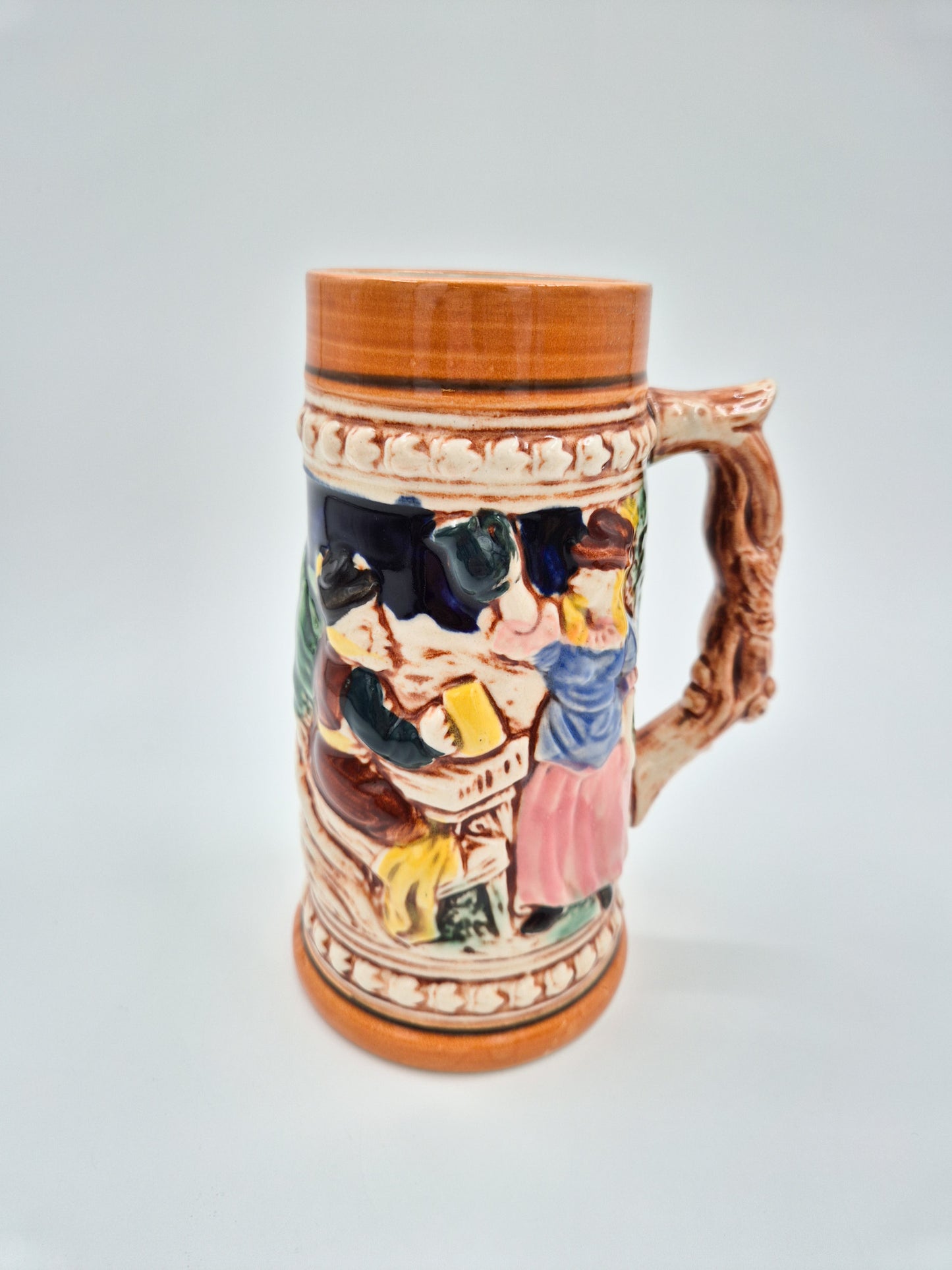 Vintage Pair of Ceramic Beer Steins