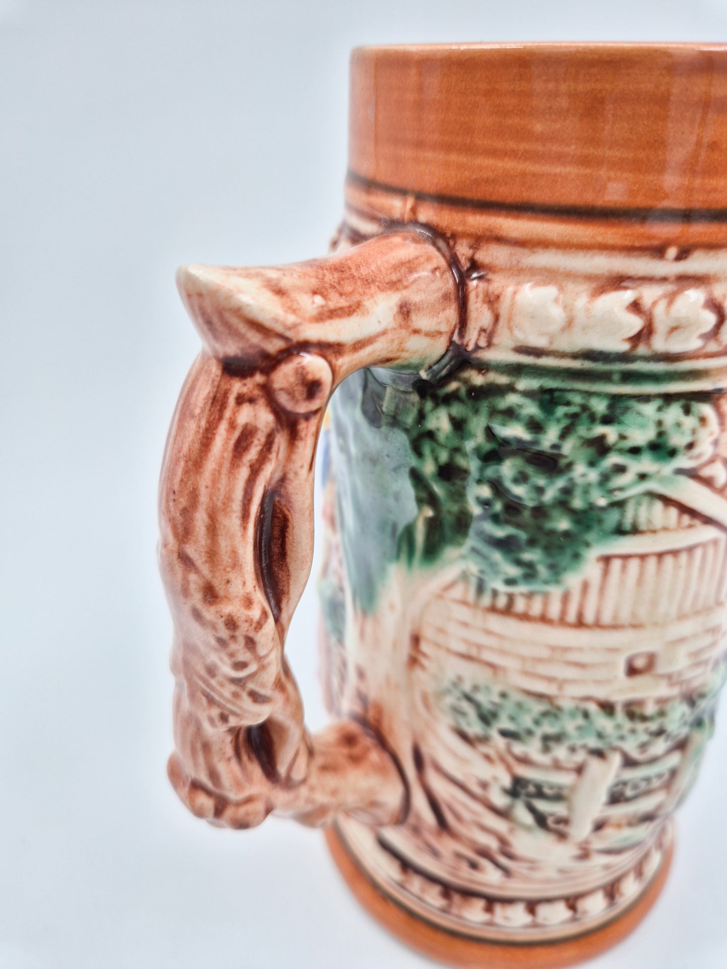 Vintage Pair of Ceramic Beer Steins