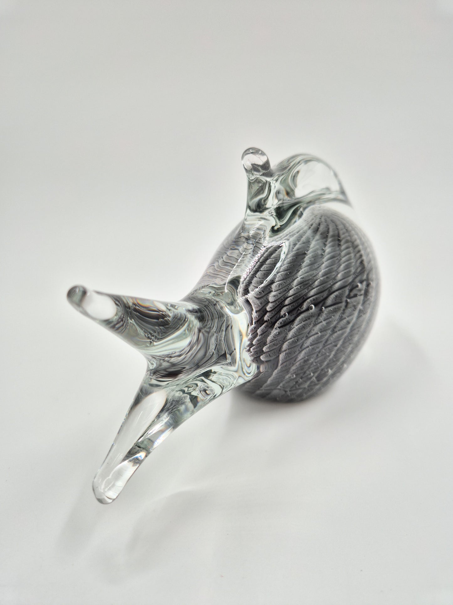 FM Ronneby Signed Art Glass Fish – Vintage Hand Blown Glass Sculpture