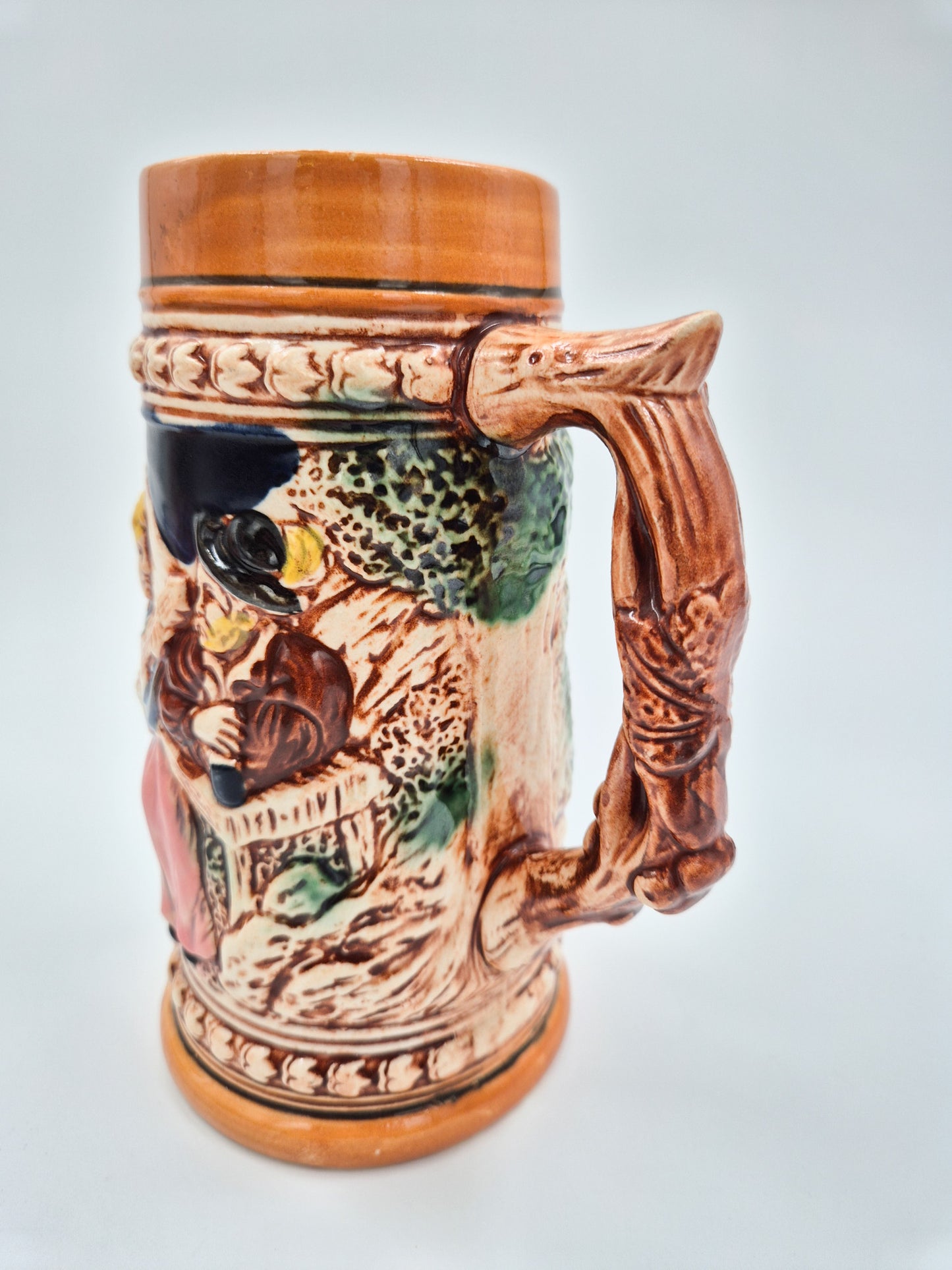 Vintage Pair of Ceramic Beer Steins