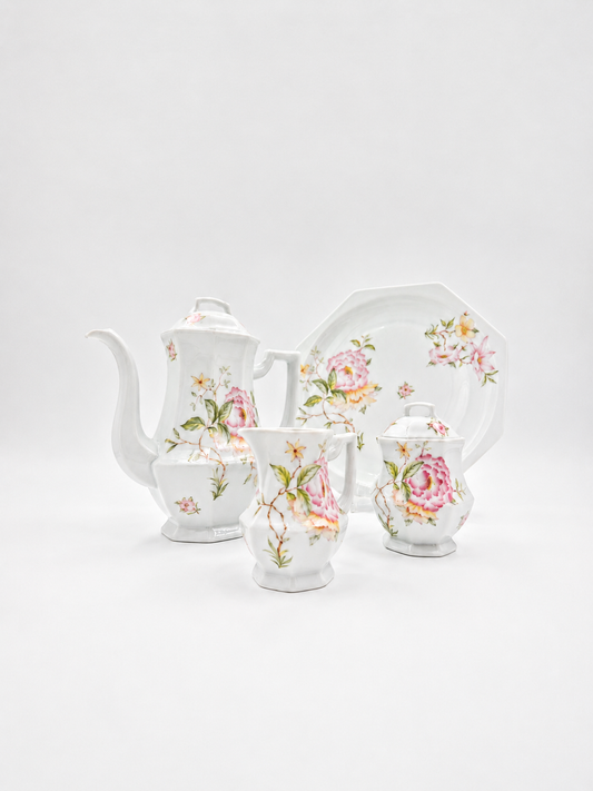 Classic Limoges Coffee/Tea Service – Elegant Vintage French Floral Porcelain