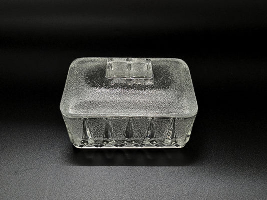 1950 Vintage English Butter Dish with Lid