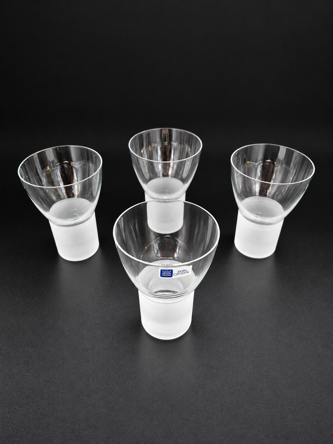 Set of 4 Iittala Marius 33 cl Hand Made Beer/Wine Glasses