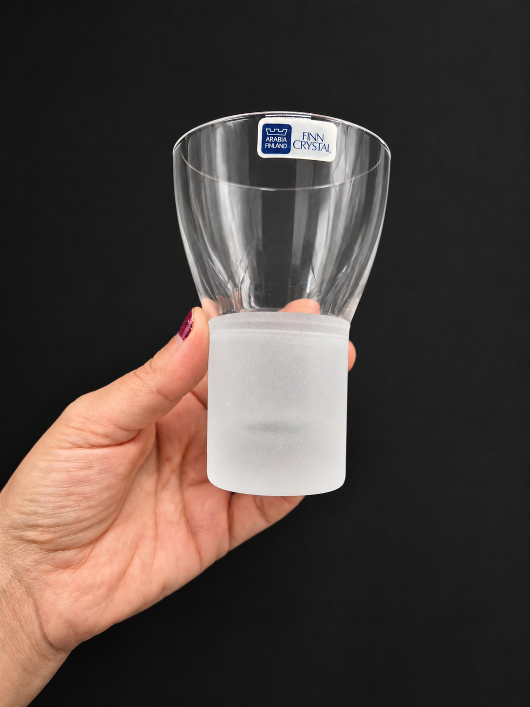 Set of 4 Iittala Marius 33 cl Hand Made Beer/Wine Glasses