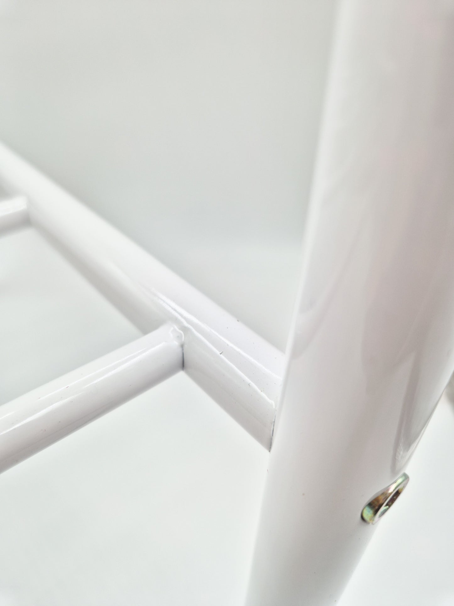 Vintage Finnish Side Tables (Pair), Glass & Metal with Brass Details