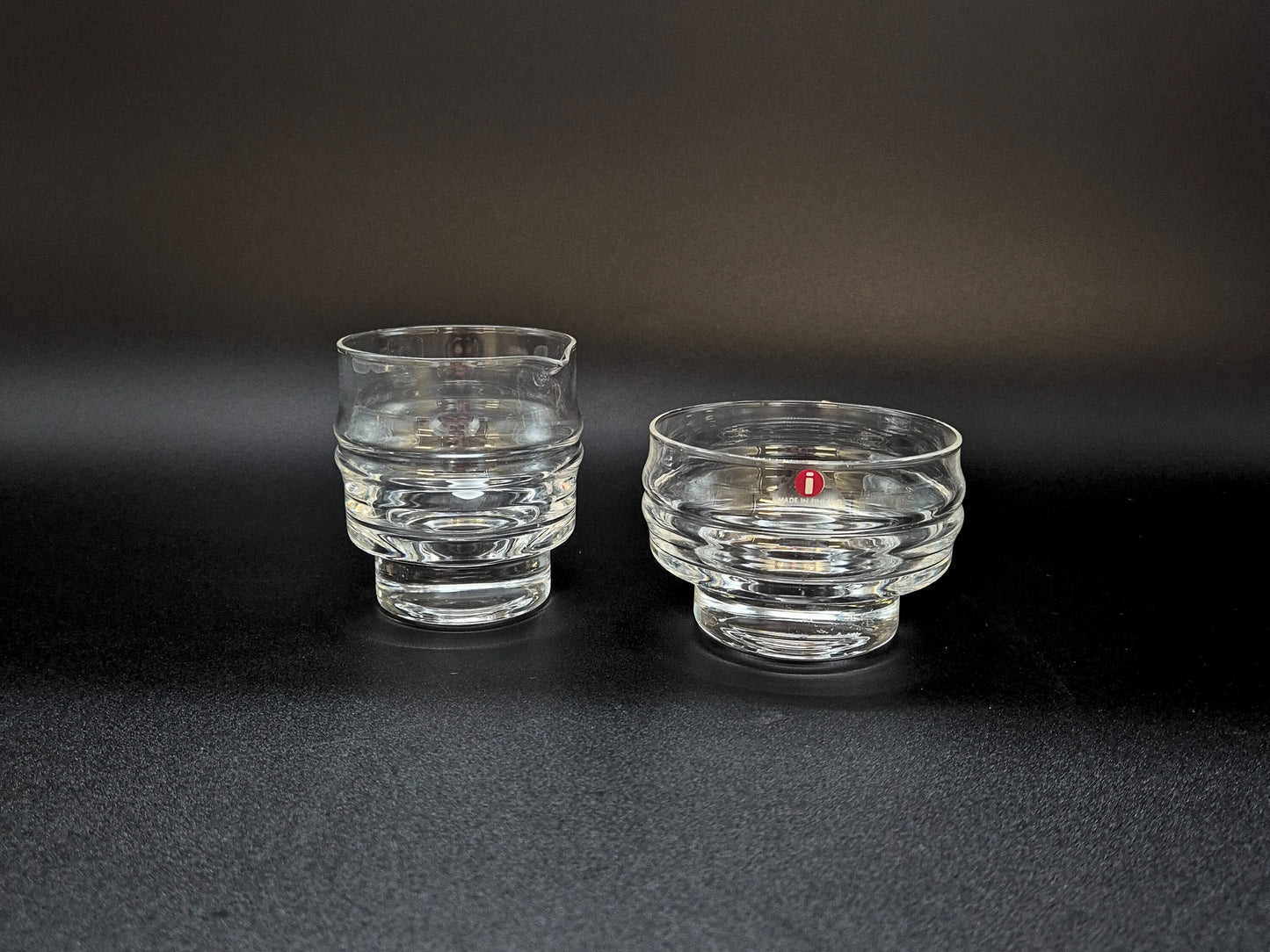 Iittala Pisararengas Sugar Bowl & Creamer – Timo Sarpaneva